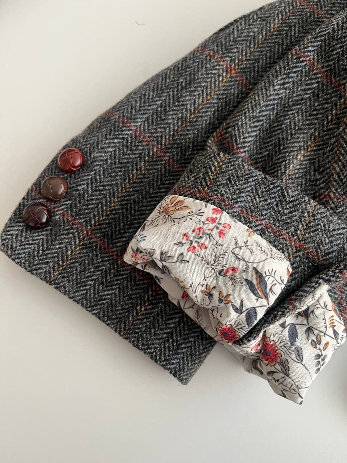 S) 써스데이아일랜드 루즈핏 울 자켓 상품이미지7