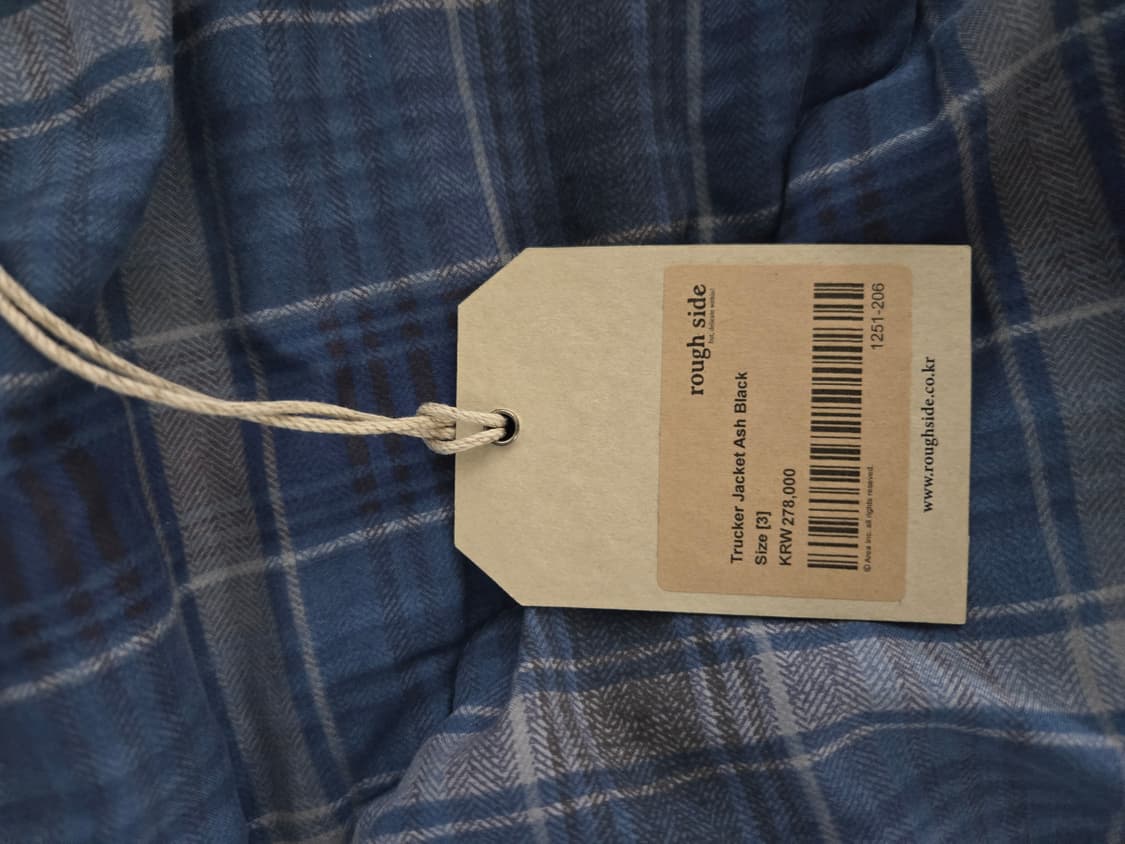 러프사이드 트러커자켓 애쉬 블랙 3사이즈 판매합니다. 상품이미지4