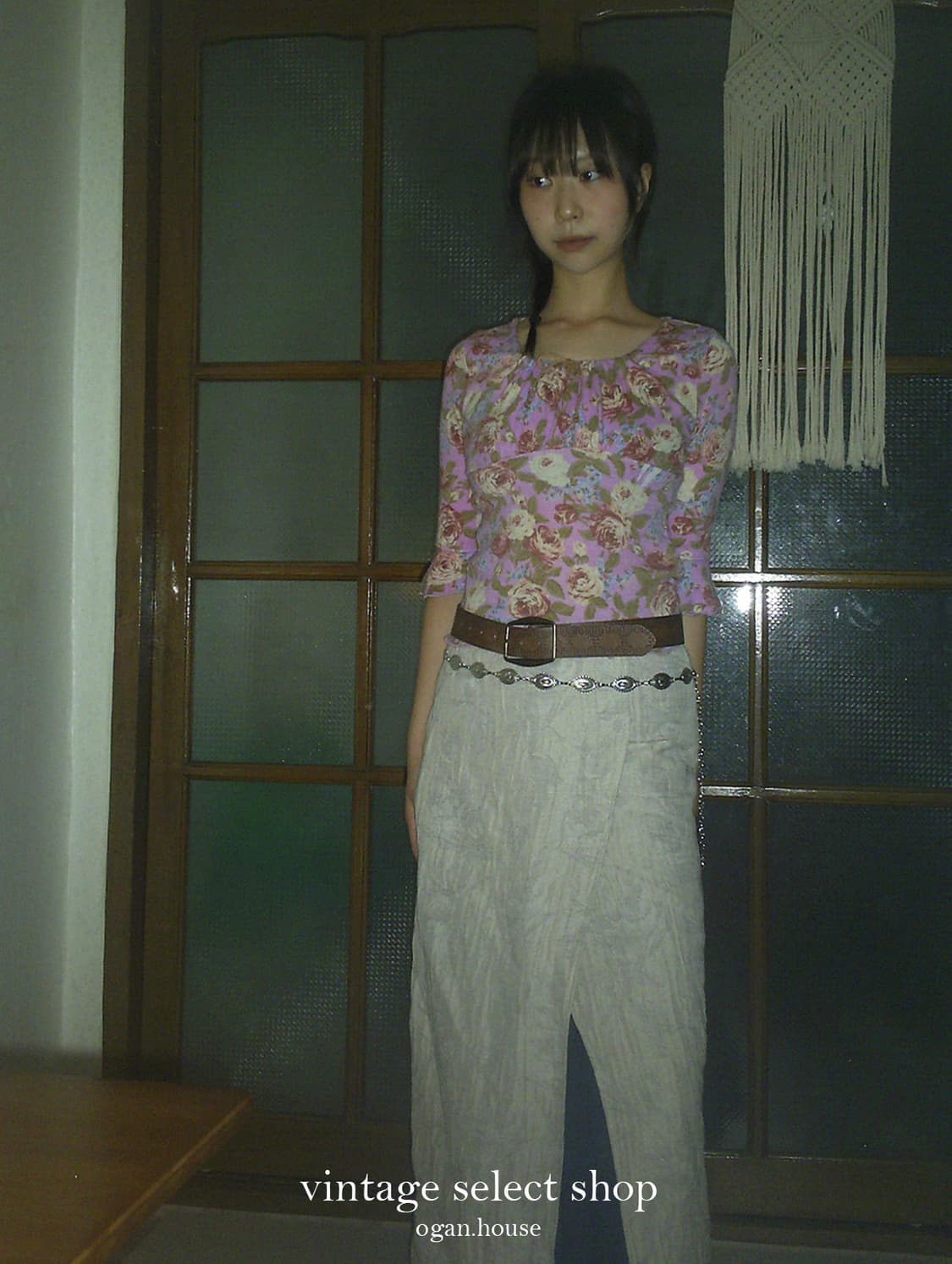 vintage jacquard layered skirt 상품이미지5