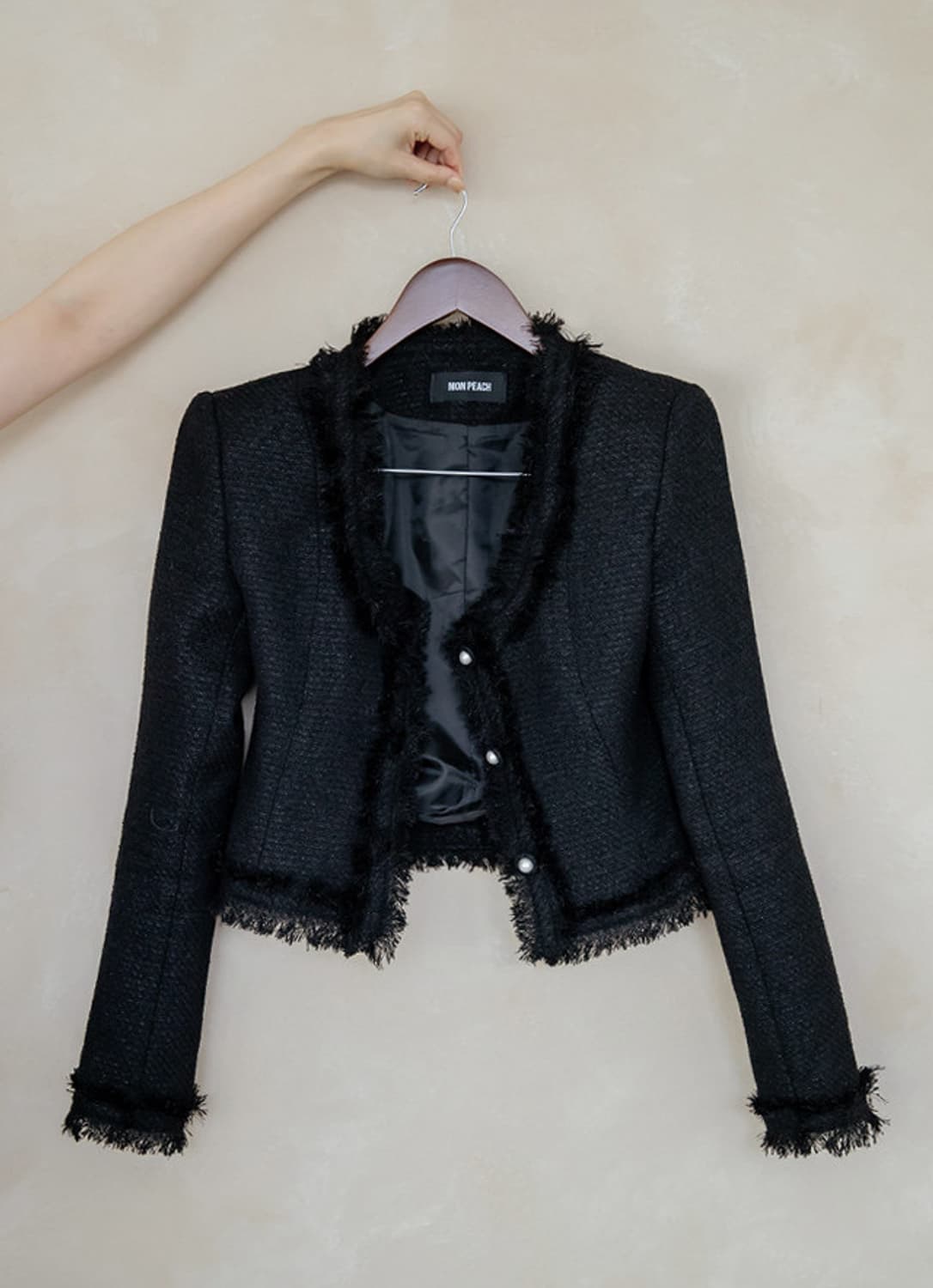 벨린 아틀리에 커브 트위드 자켓 상품이미지1