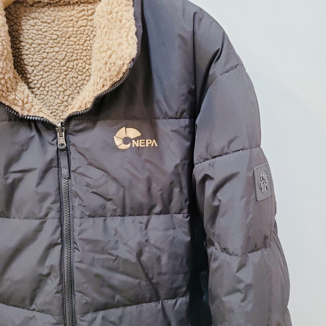 XXL) 네파 뽀글이 패딩점퍼  상품이미지3