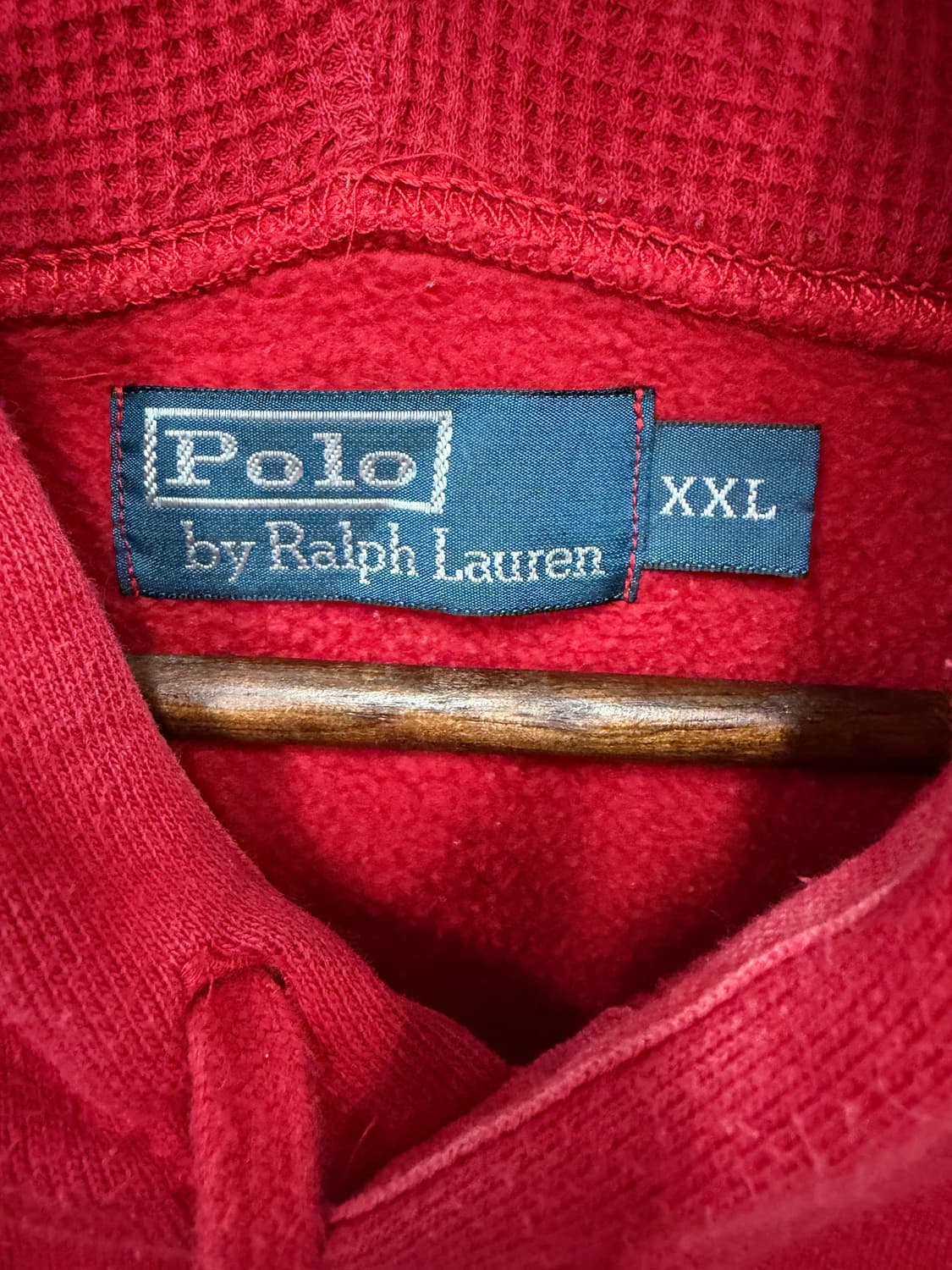 폴로랄프로렌 레드 후드티 상품이미지3