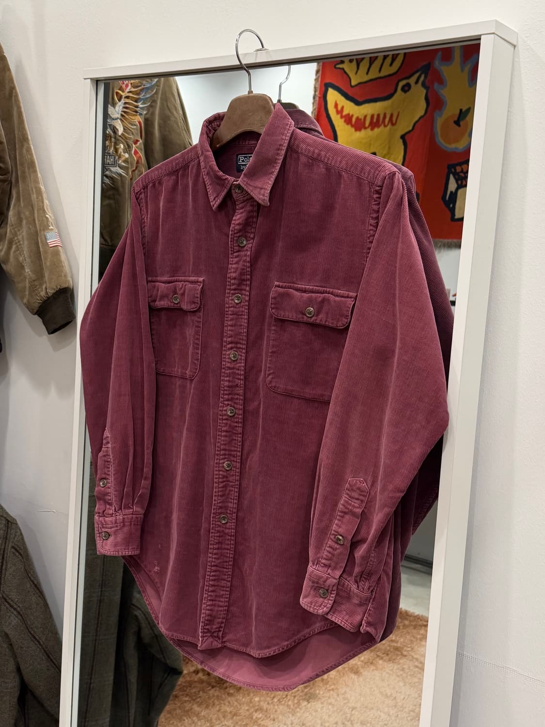 90s Polo ralph lauren 폴로 랄프로렌 코듀로이 셔츠 상품이미지1