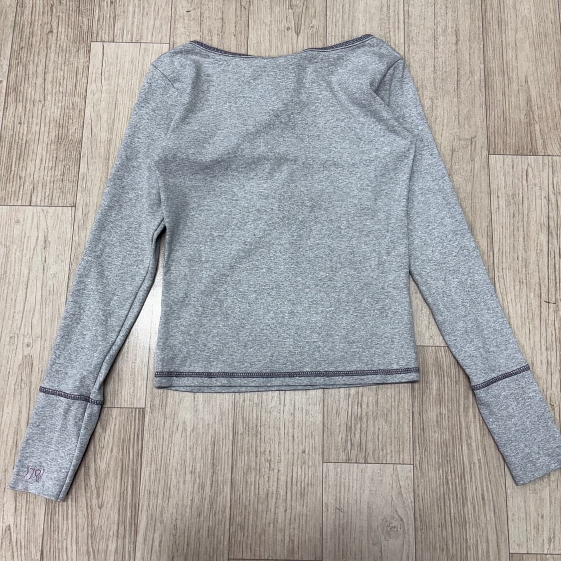 미레코 리본 그레이 긴팔 상품이미지5