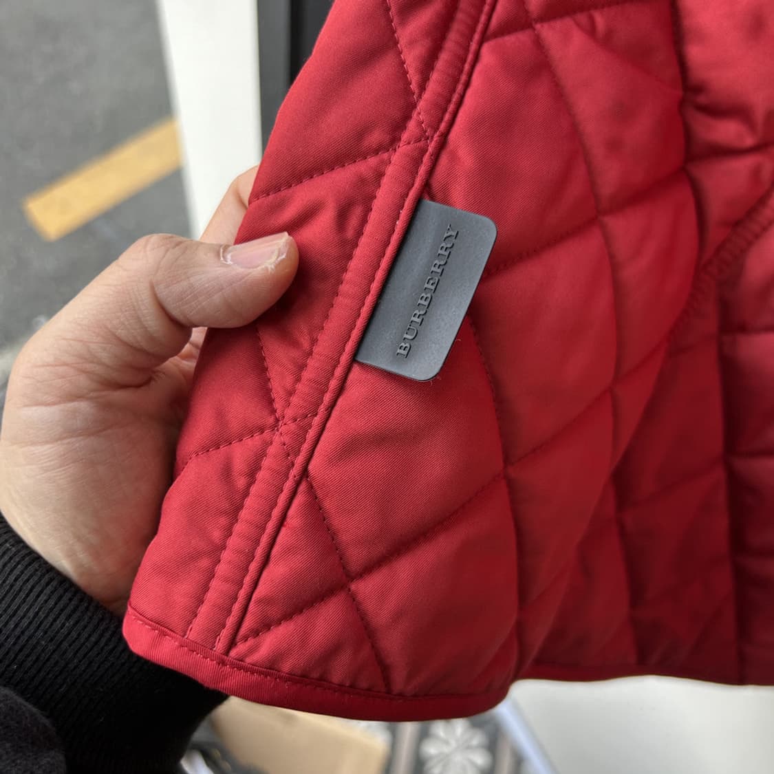 16422 - 버버리 레드 퀄팅 자켓 상품이미지9