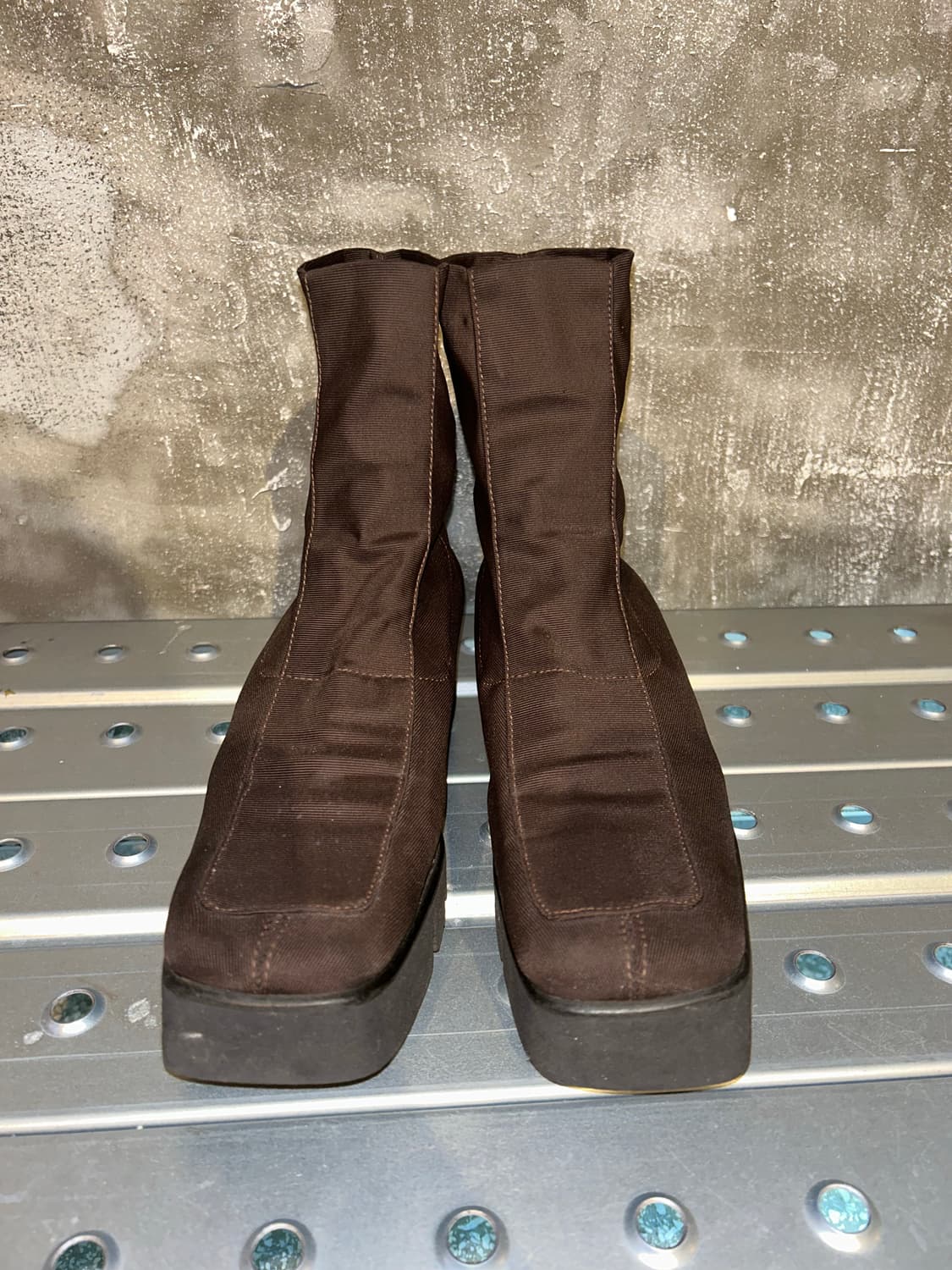 ERBANI square toe socks boots 상품이미지2