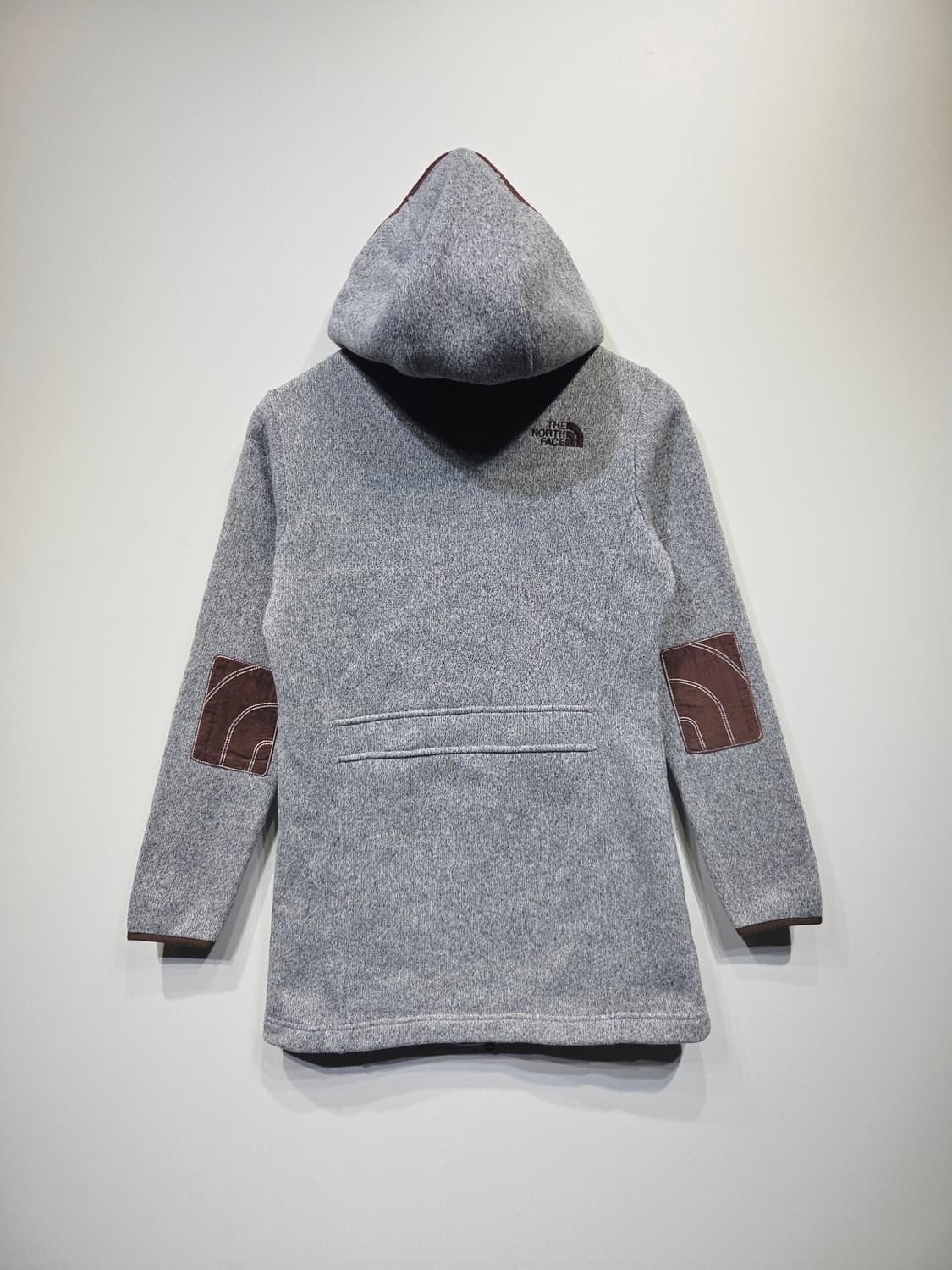 노스페이스 여성 니트 플리스 후드 롱 집업 상품이미지6