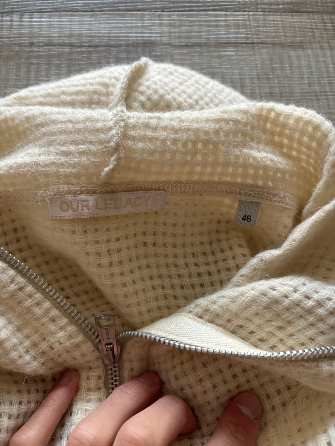 [46] 아워레가시 와플 후드집업 상품이미지4