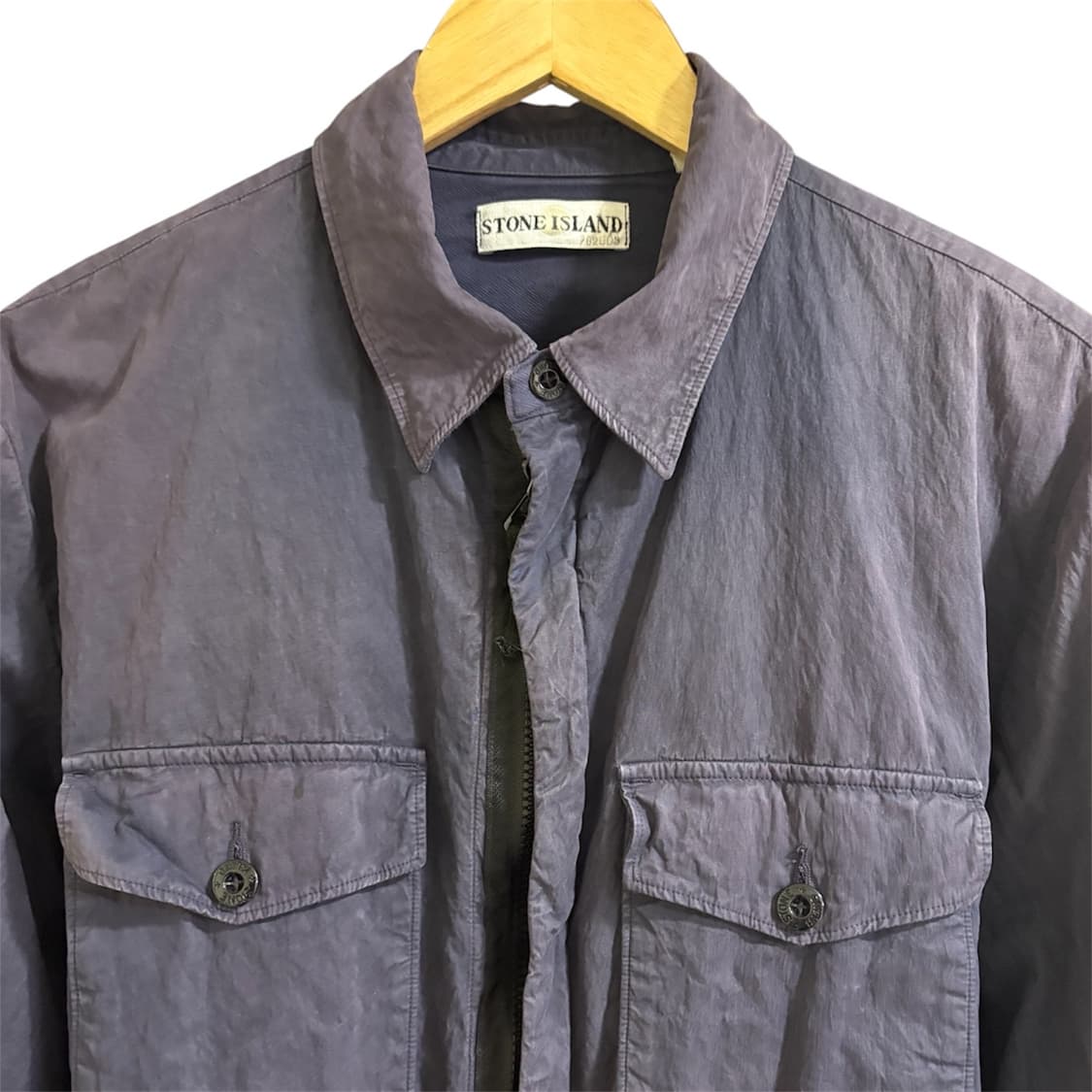 Stone Island 00s Garment Dyed Overshirt 상품이미지2