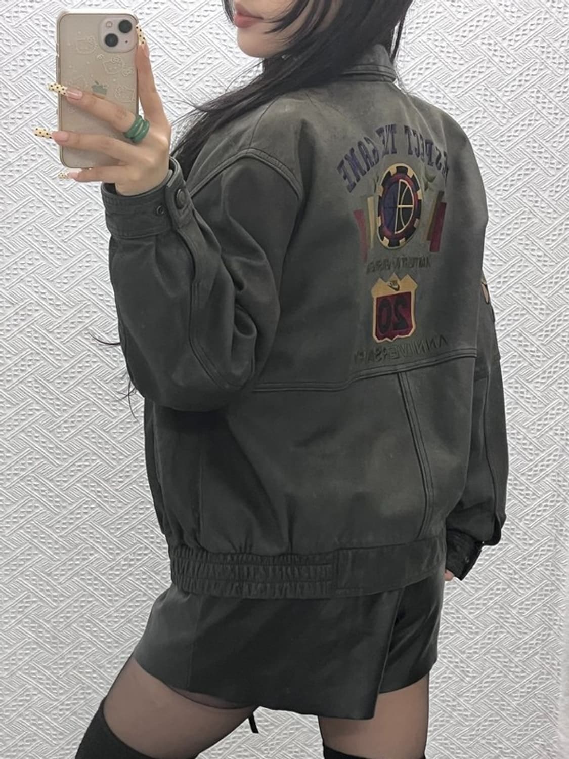 나이키 삼나스포츠 20주년 리스펙트 게임 소가죽 자켓 95 C10026 상품이미지1