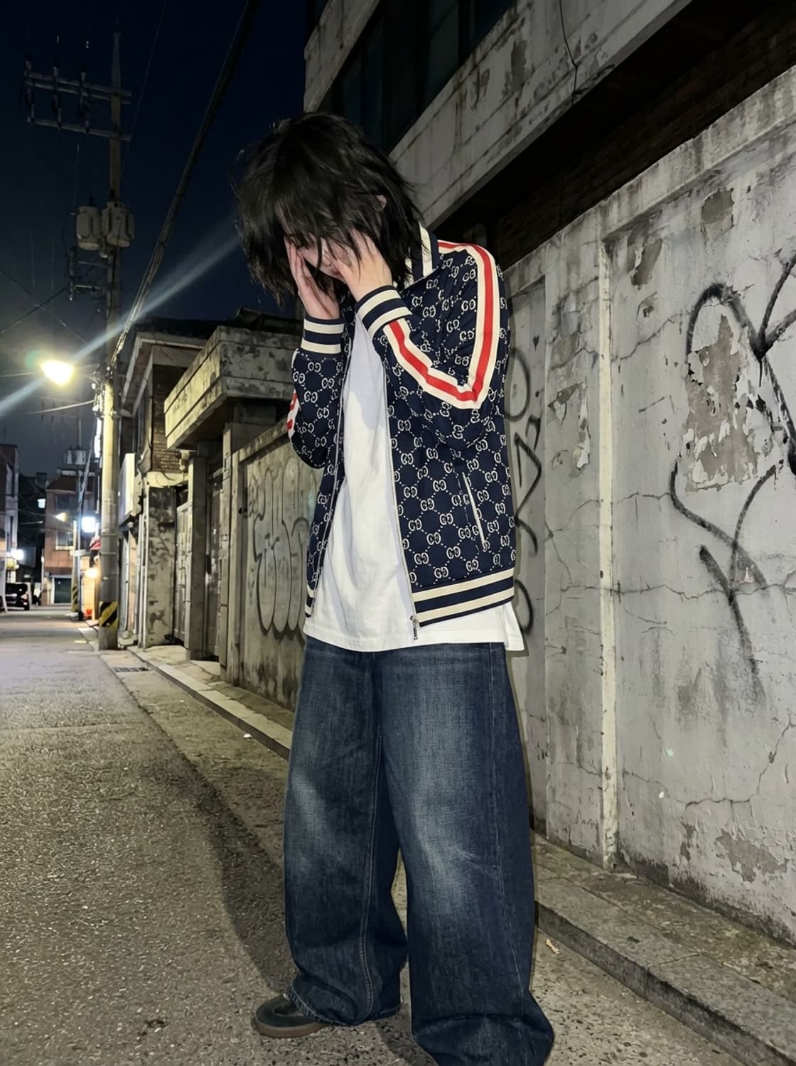 구찌 GG 모노그램 웹 트랙 자켓 상품이미지1