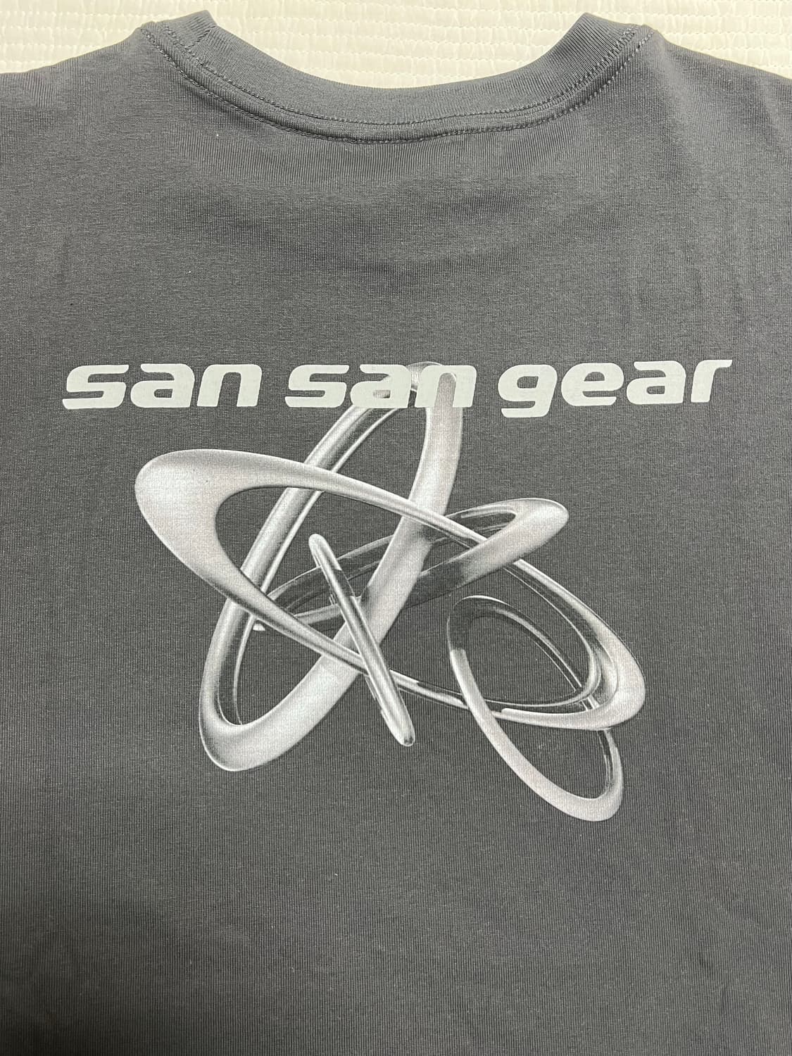 산산기어 23FW LOGO LONG SLEEVES-CHARCOAL 상품이미지6