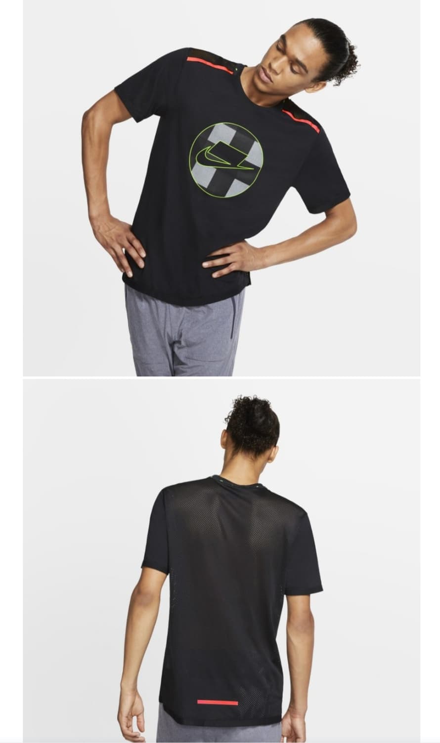 나이키 와일드 러닝 드라이핏 메쉬반팔 2XL(110) 상품이미지3