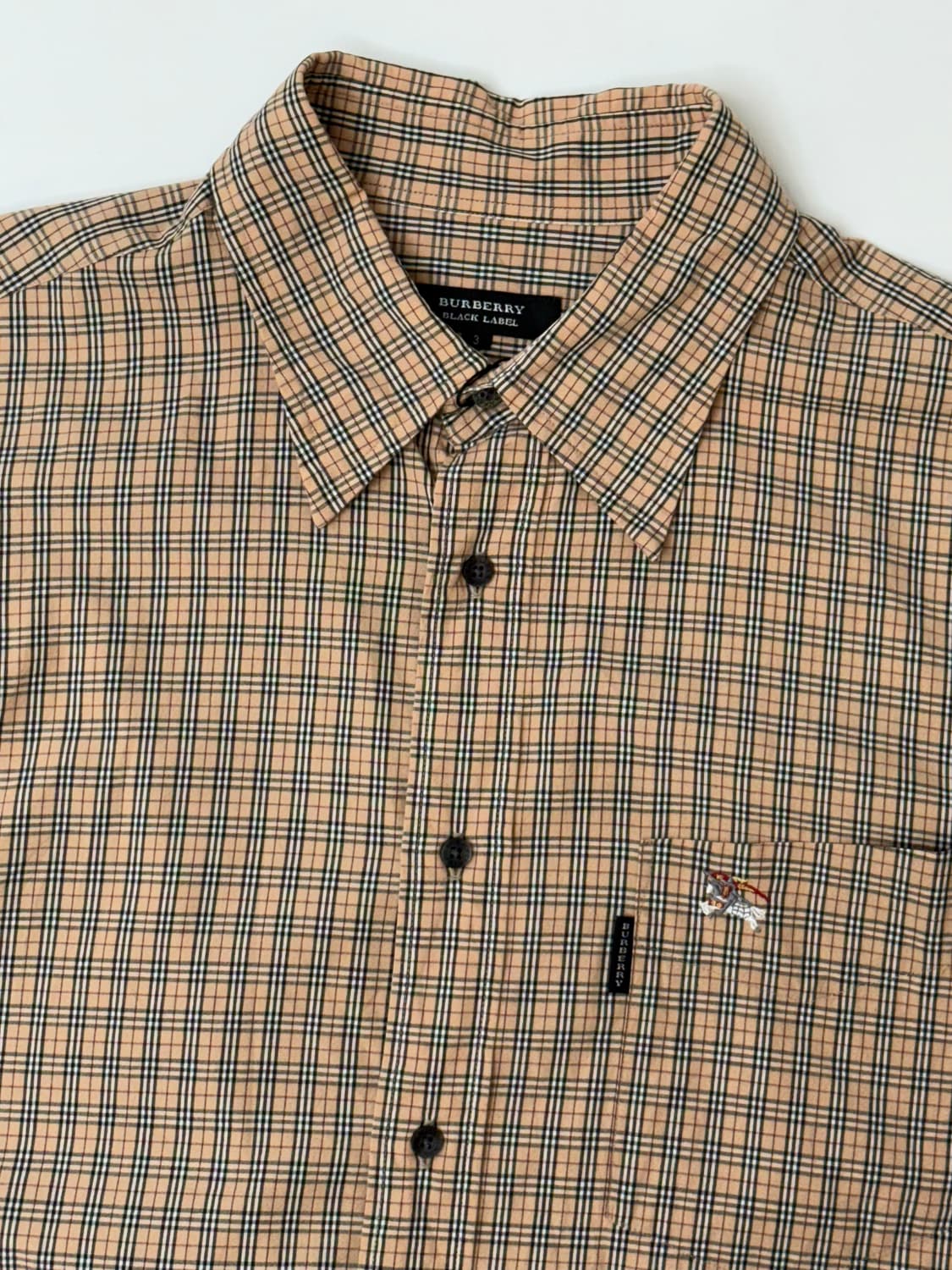 Burberry 버버리 블랙라벨 노바체크 반팔 셔츠 상품이미지3