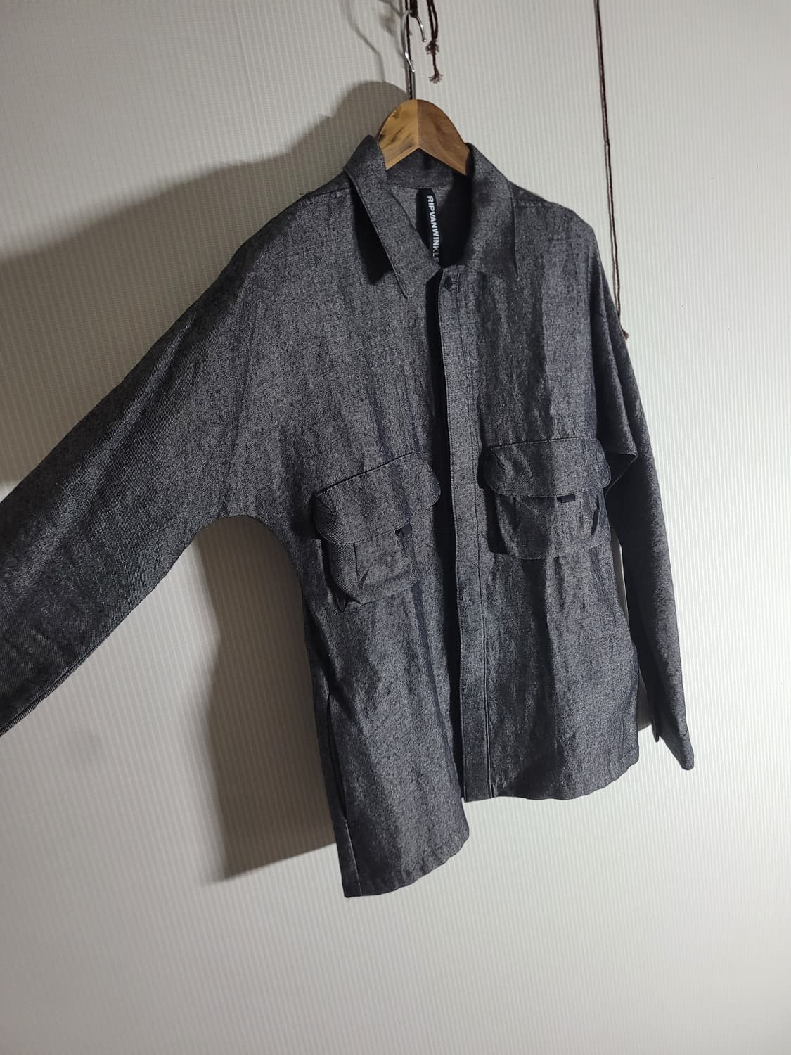 립 반 윙클 투 포켓 셔츠 자켓 상품이미지5