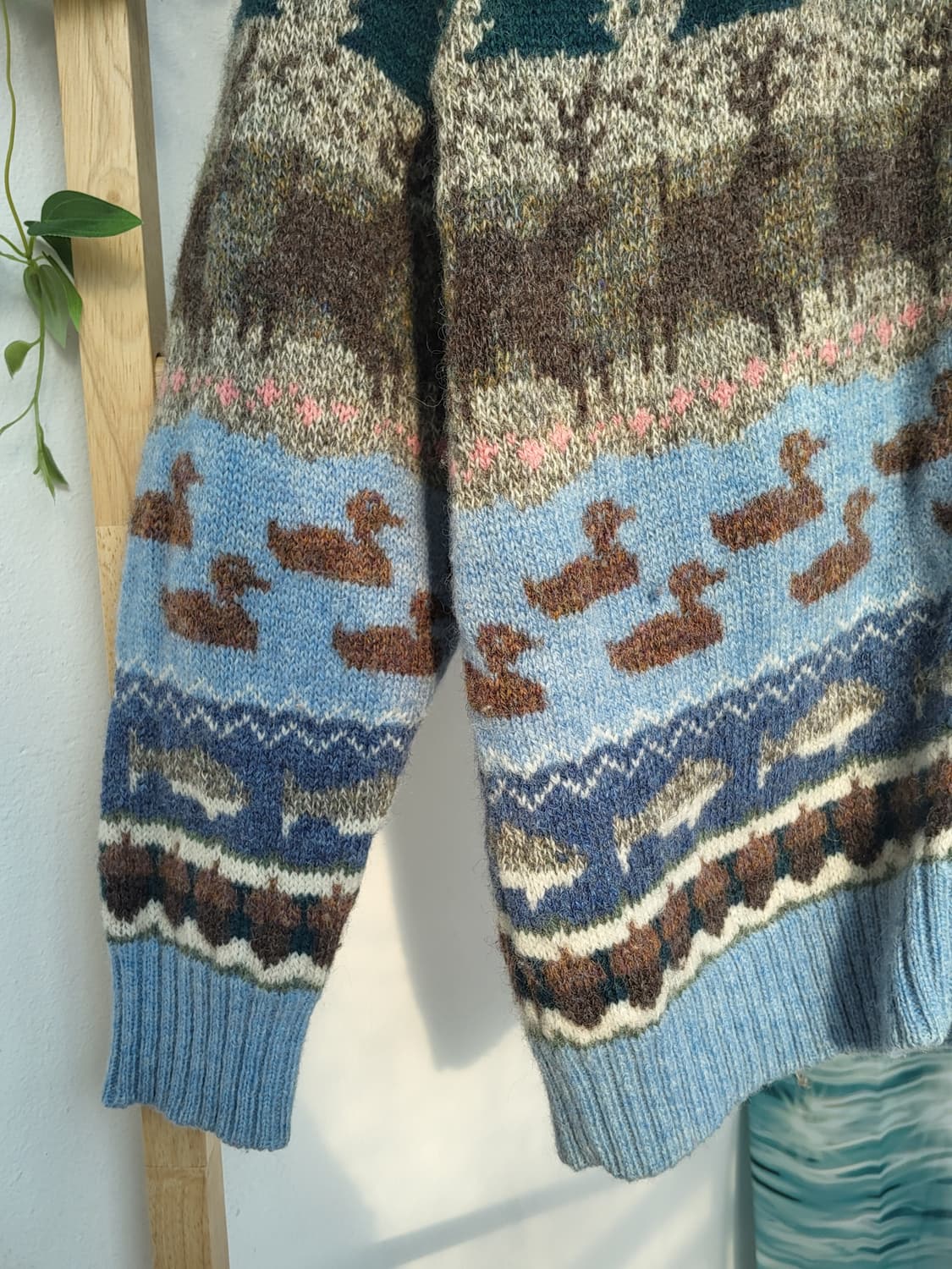 오비스 풍경을 담은 빈티지 니트 가디건 오르비스 상품이미지3