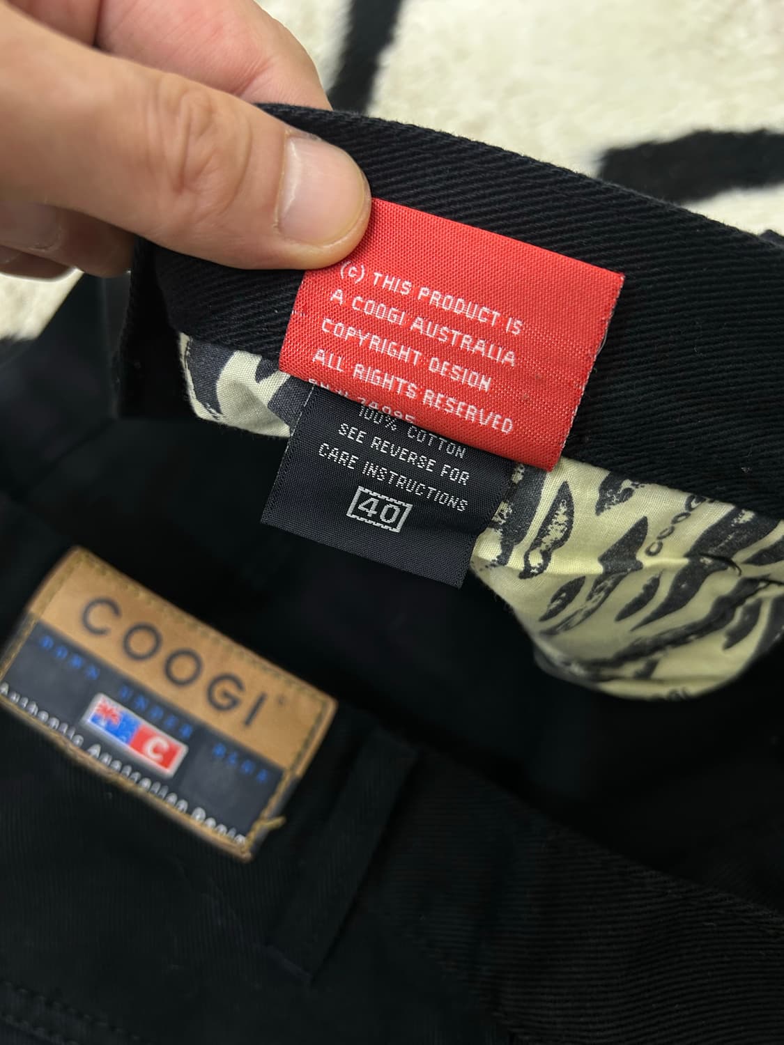 [40]쿠지 올드스쿨 카펜더 데님 팬츠/블랙 상품이미지7