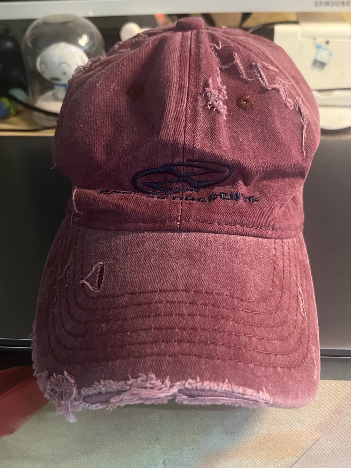 버건디 볼캡 상품이미지1