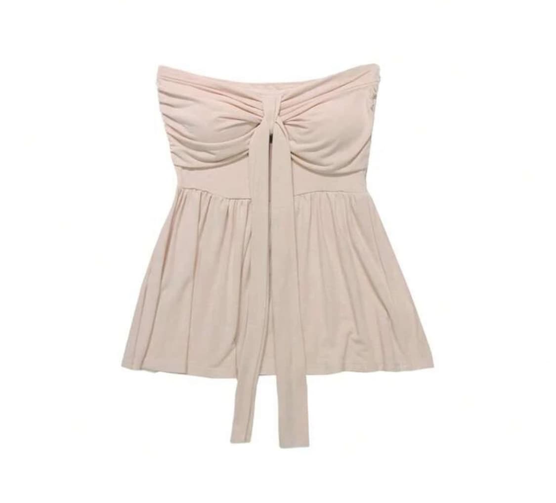 리본 여리 나시탑 새상품 상품이미지3