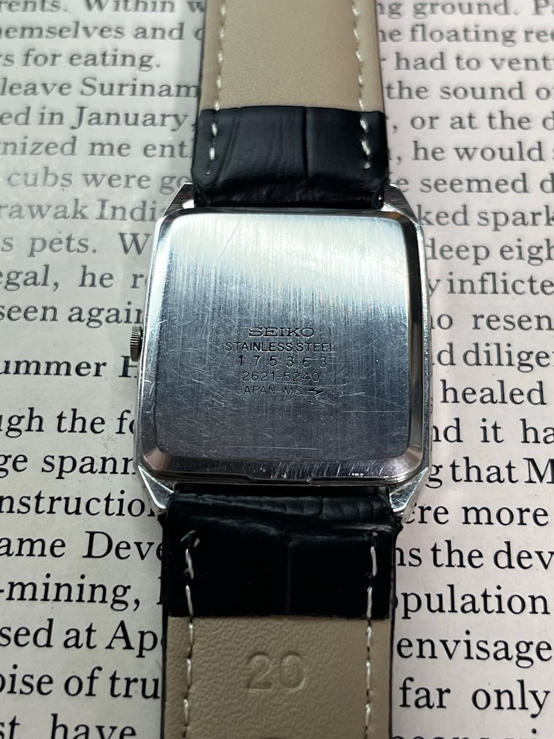 Seiko Vintage Tank 상품이미지6