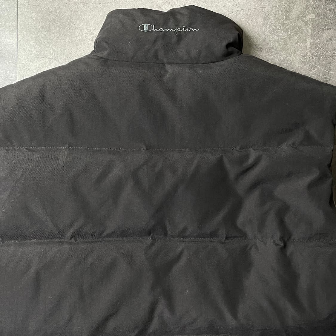 CHAMPION 00s 챔피온 빈티지 블랙 다운 조끼패딩 A00556 상품이미지6