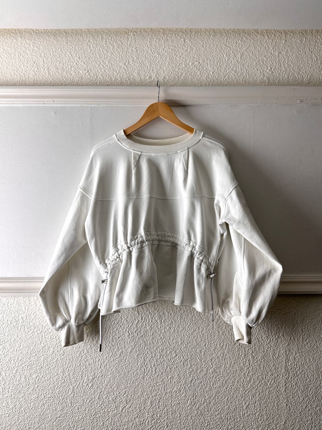 Diesel 리버스 크롭 스웻 셔츠 상품이미지7