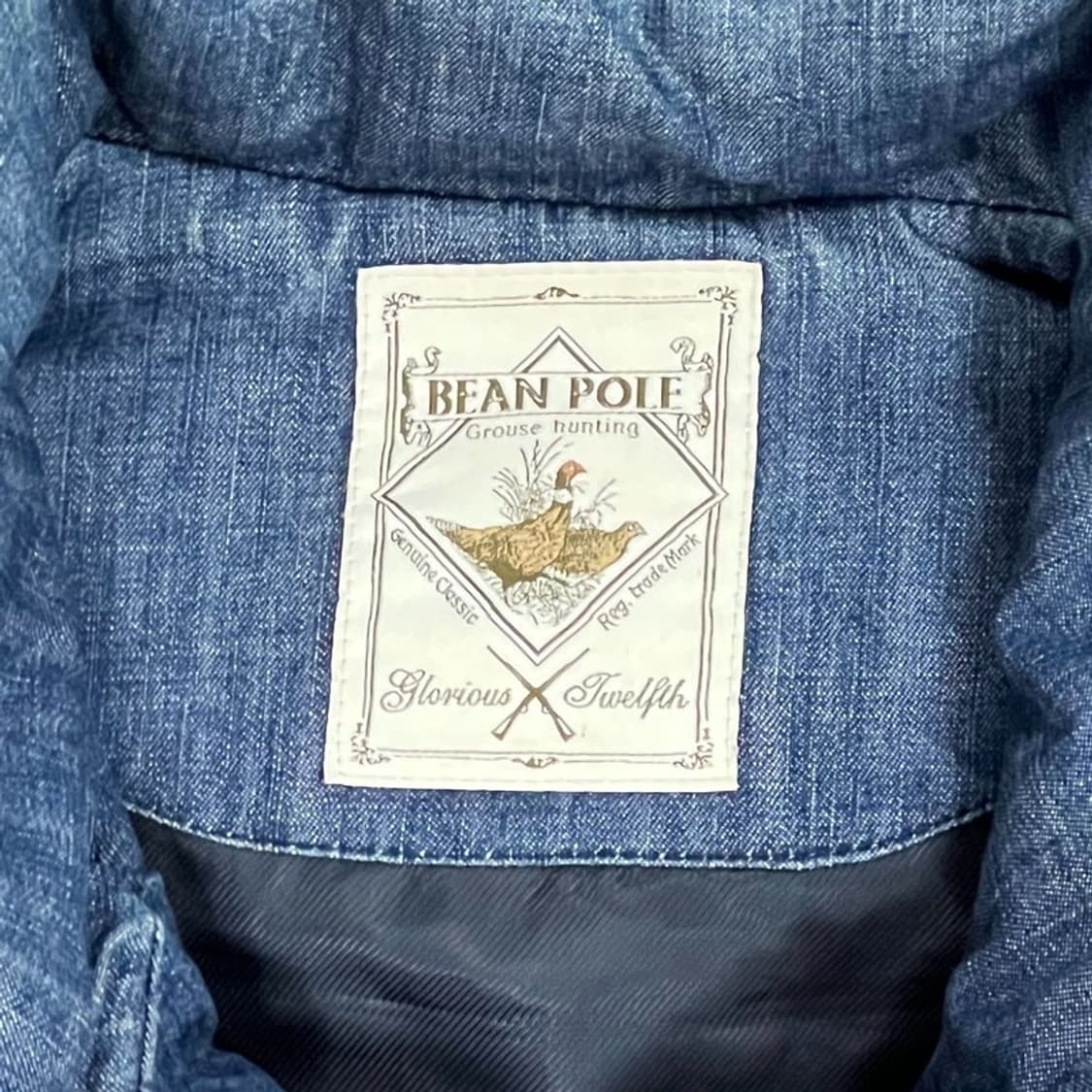 빈폴 니트 슬리브 데님 패딩 v1167  상품이미지8