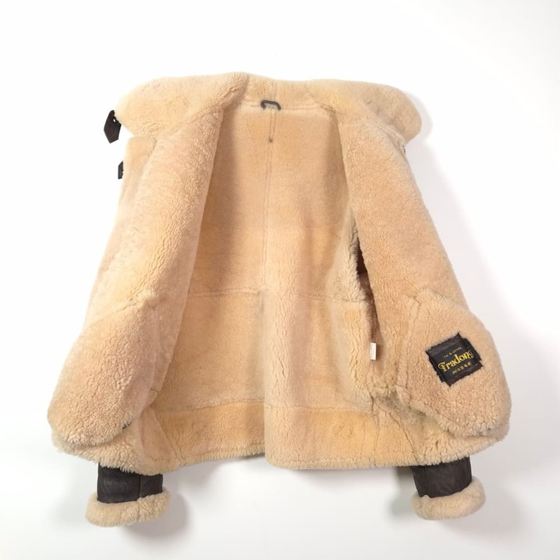 Tradong 리얼 시어링 B-3 양털 무스탕 자켓 상품이미지7