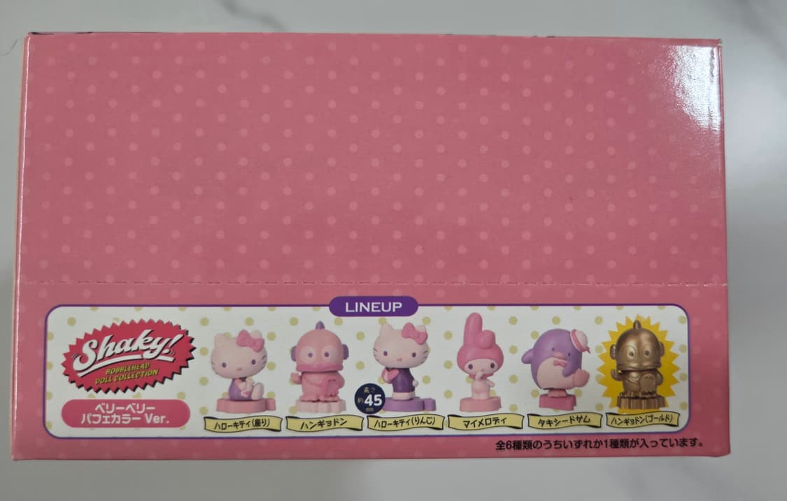 쉐이키 산리오 버블헤드 피규어 박스 상품이미지2