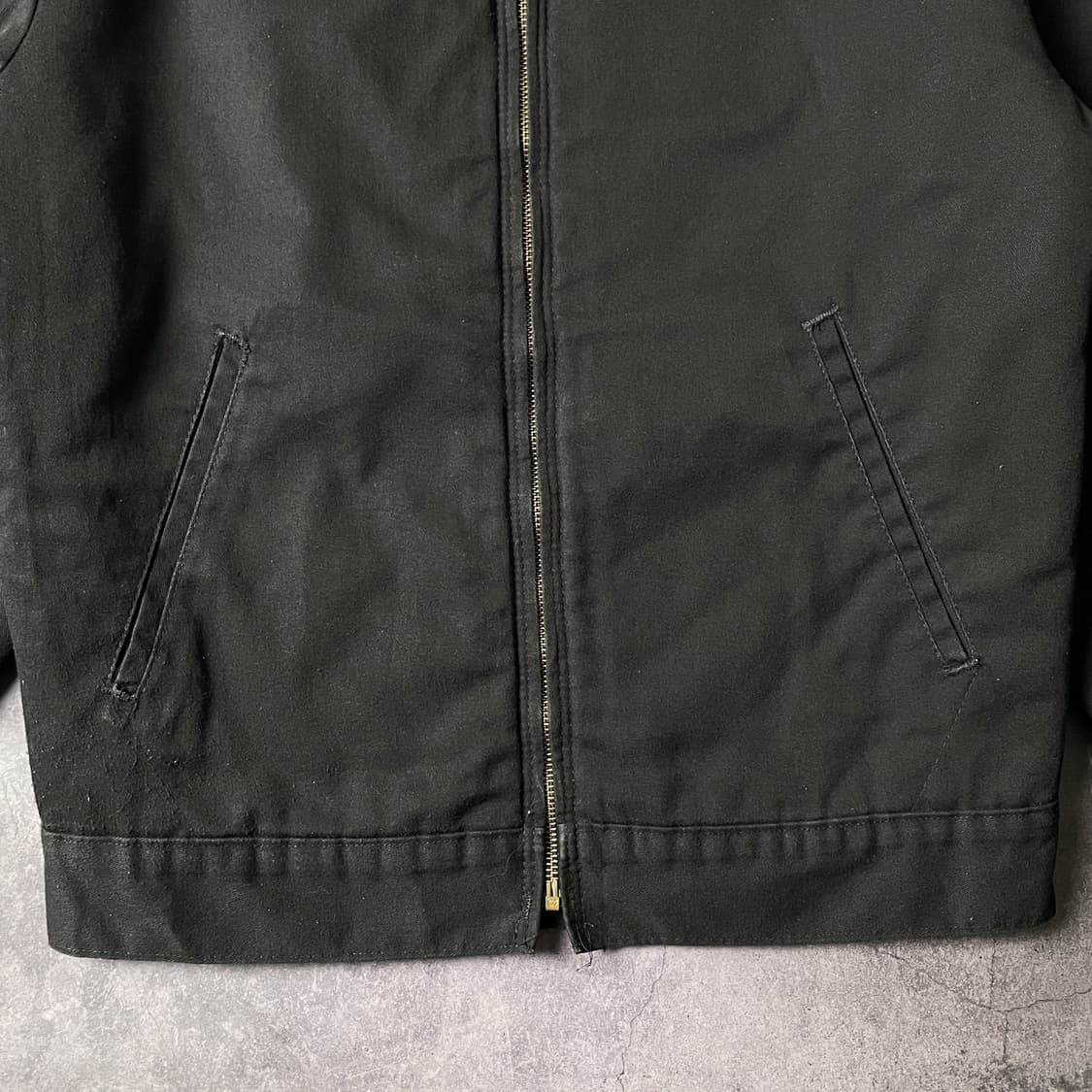 DICKIES 디키즈 빈티지 블랙 퀄팅 코튼 자켓 상품이미지3