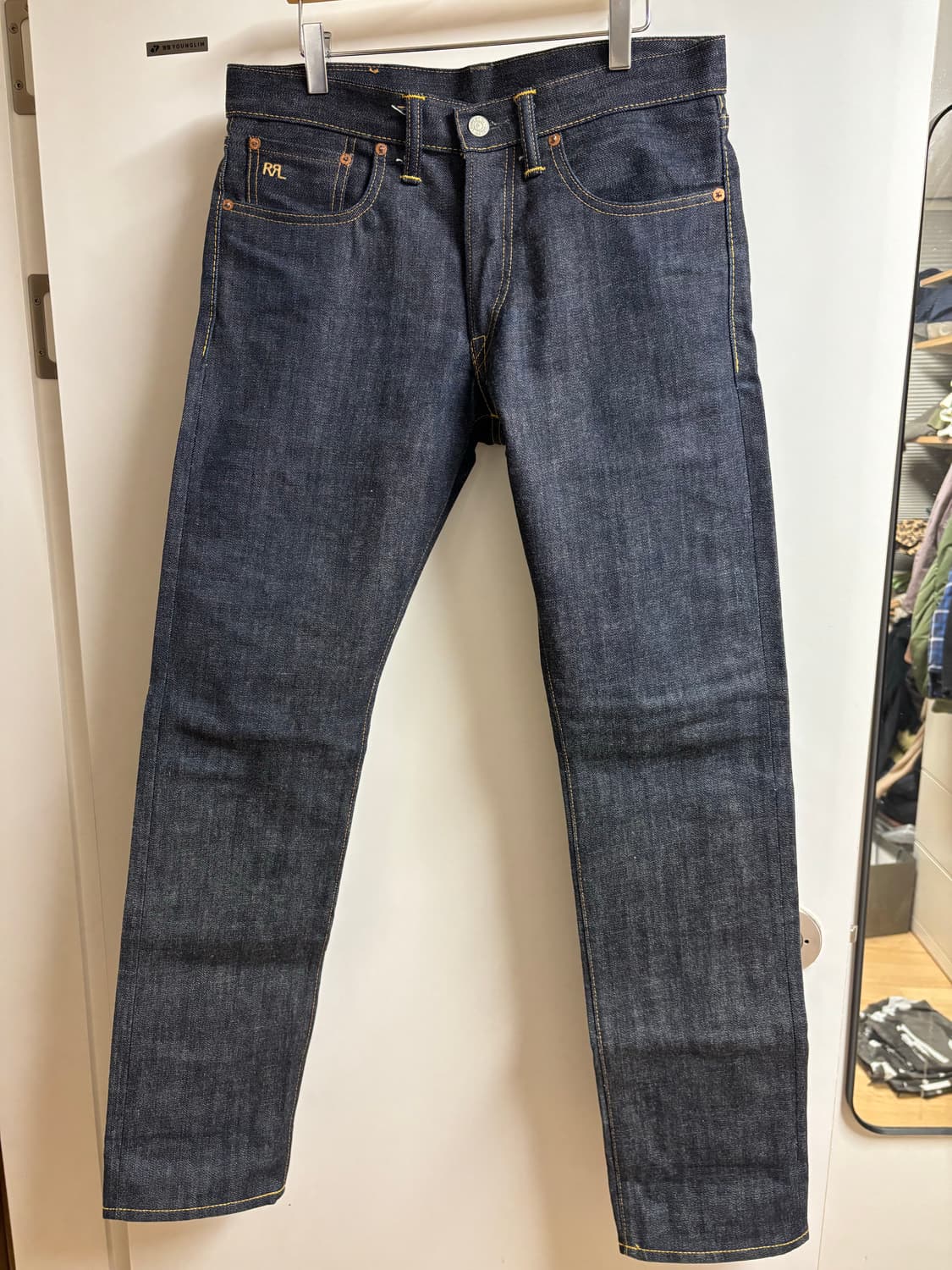 [30/30] RRL 슬림핏 셀비지 진 Rigid 상품이미지5