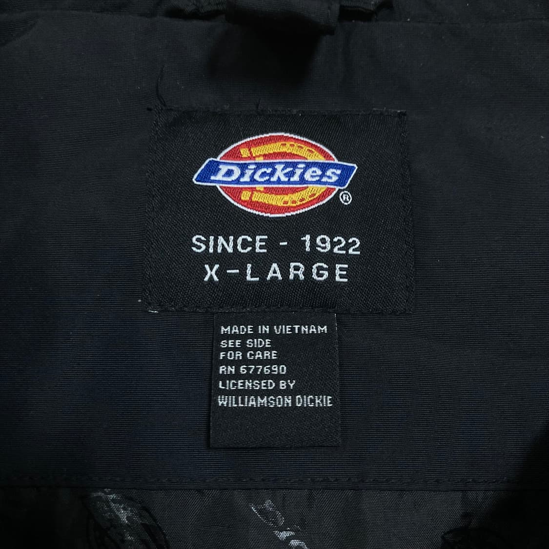 디키즈 스몰 로고 블랙 바람막이 상품이미지4