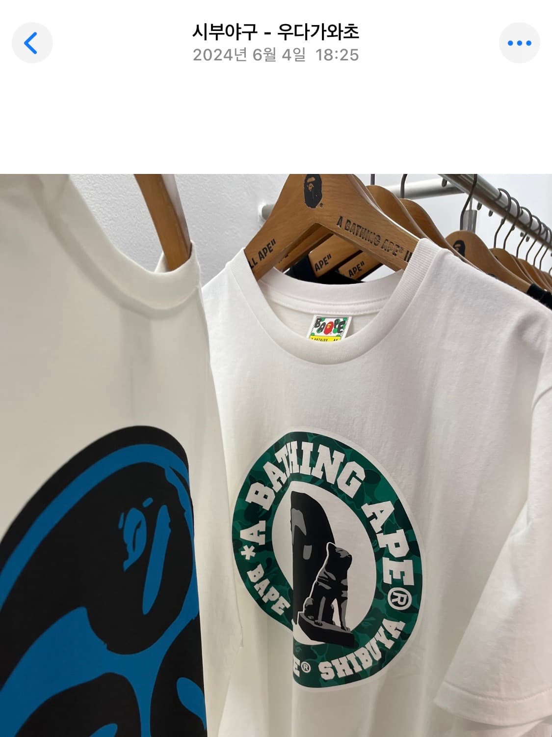 Bape / 시부야 스토어 티 / S 상품이미지3