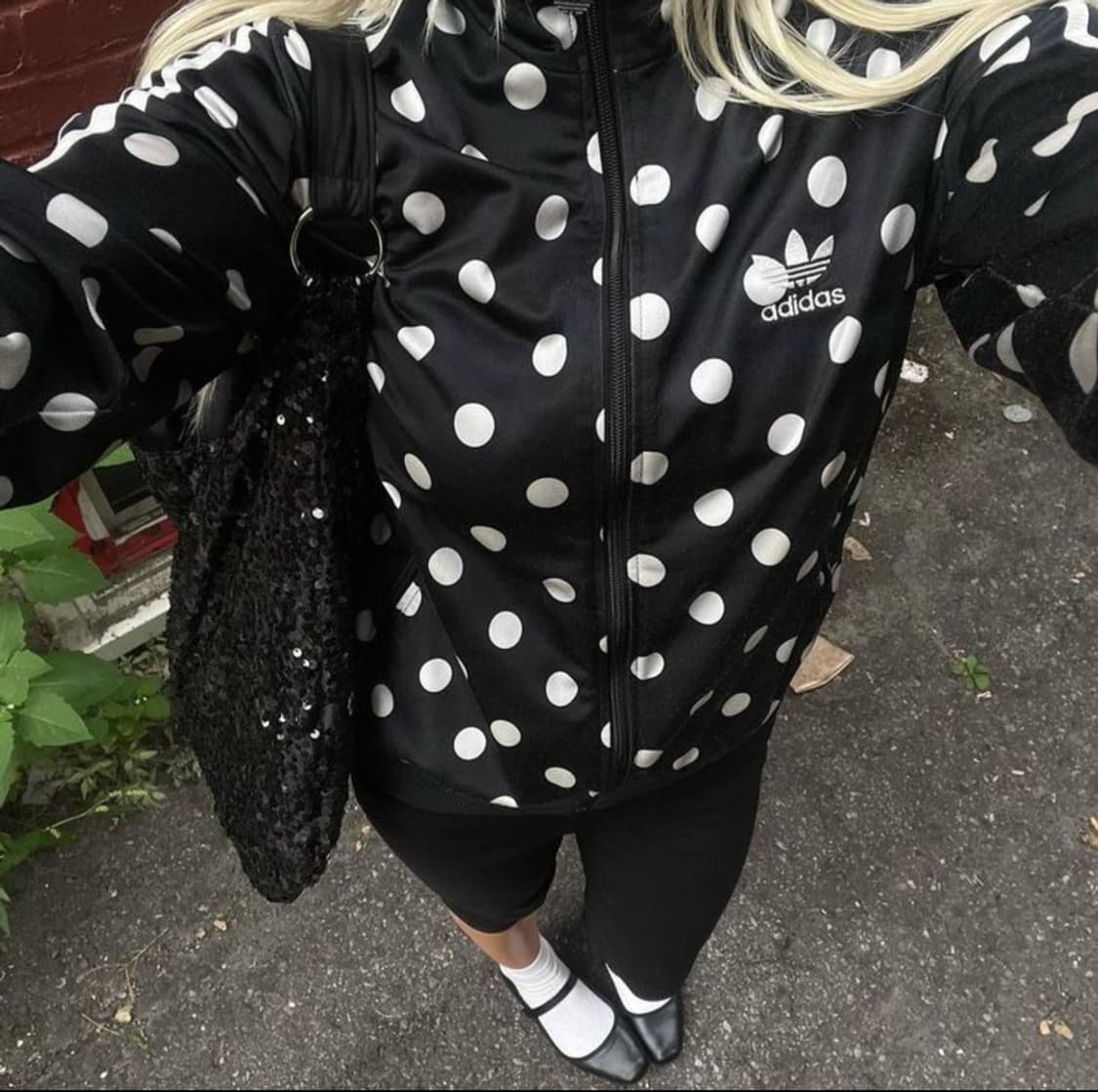 🖤핀터깔 아디다스 파이어버드 도트 져지🖤땡땡이 파이어버드 져지 상품이미지1