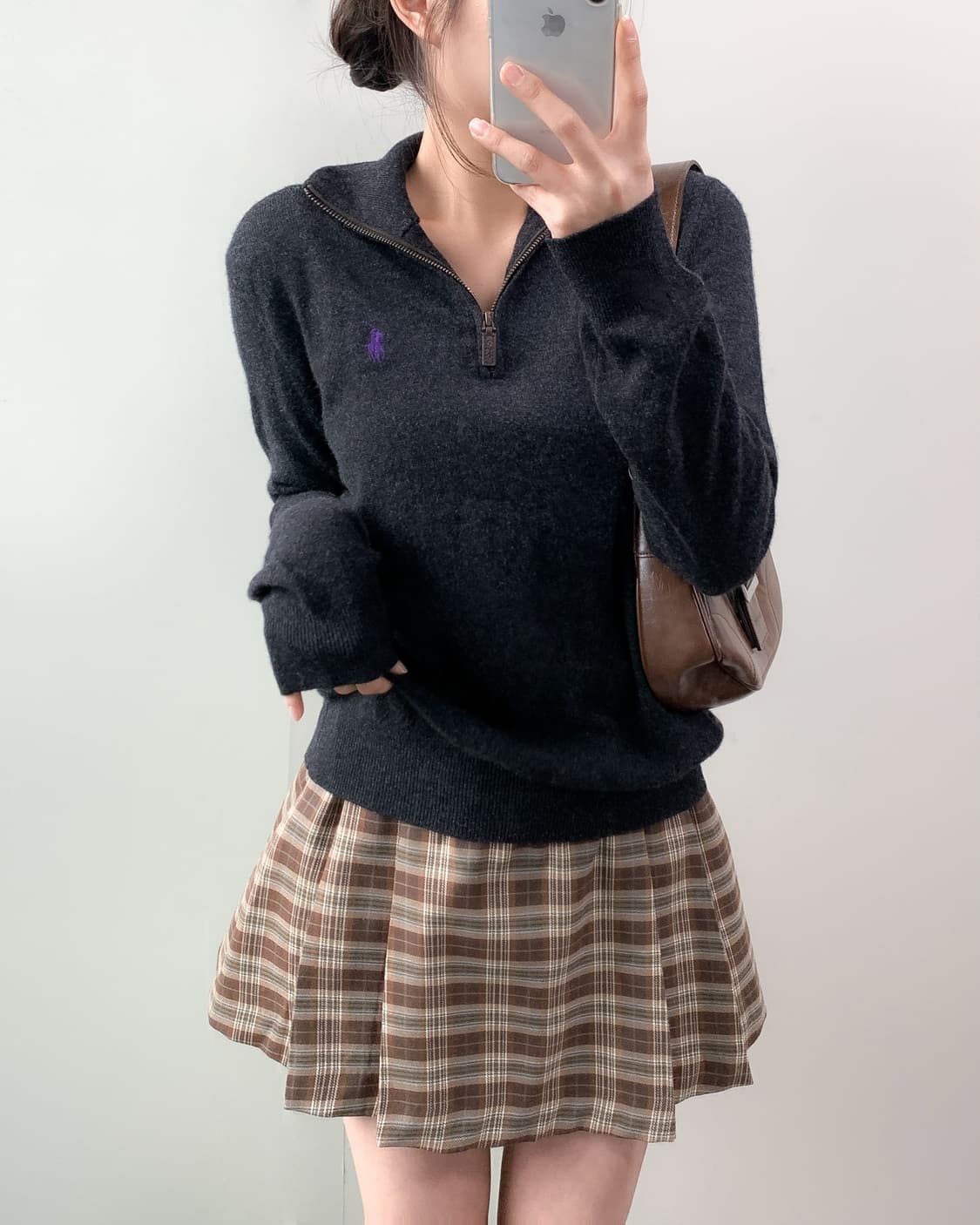 폴로 반집업 니트  상품이미지1