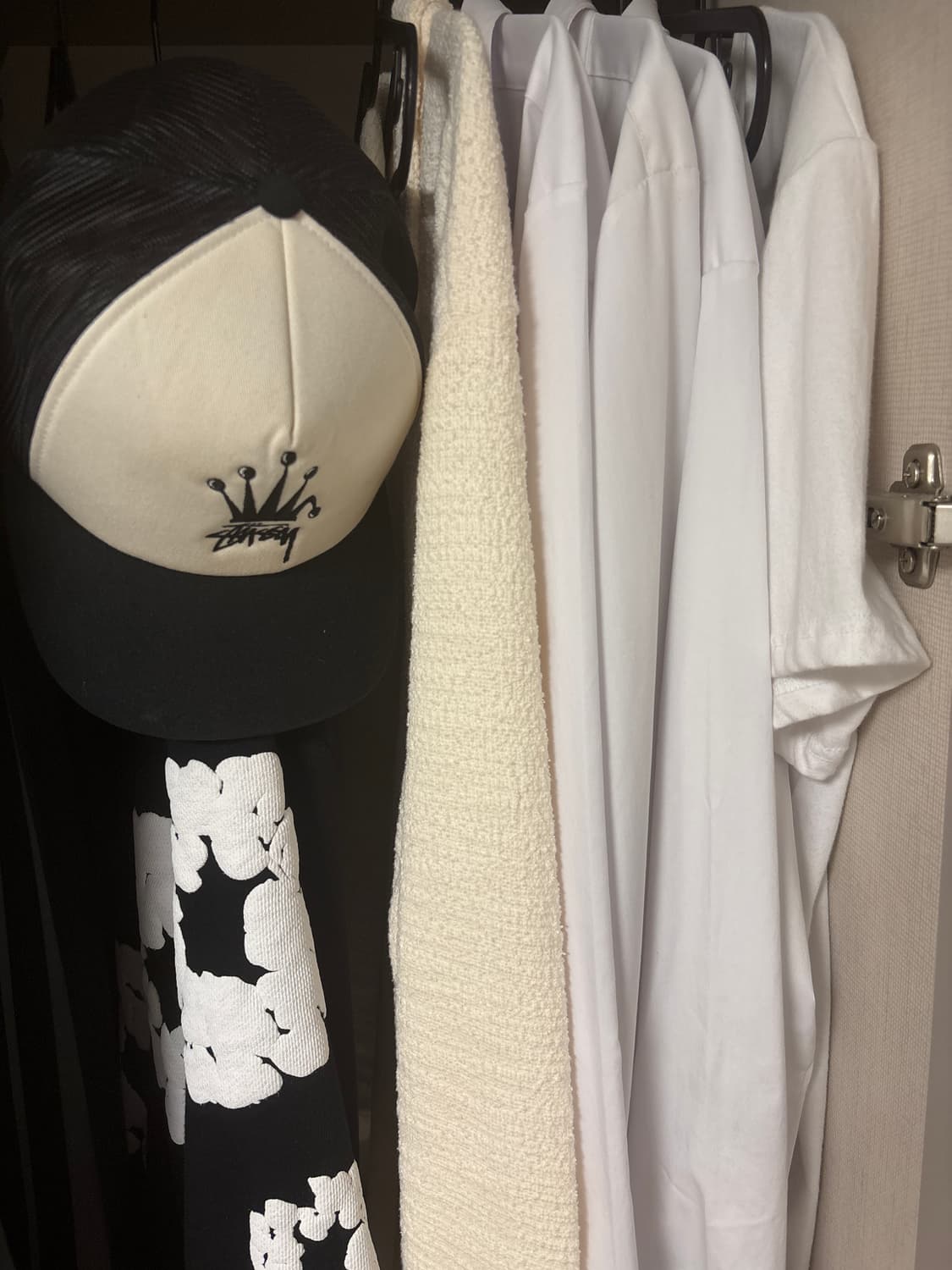 Stussy Crown Stock Trucker Cap Black 상품이미지3