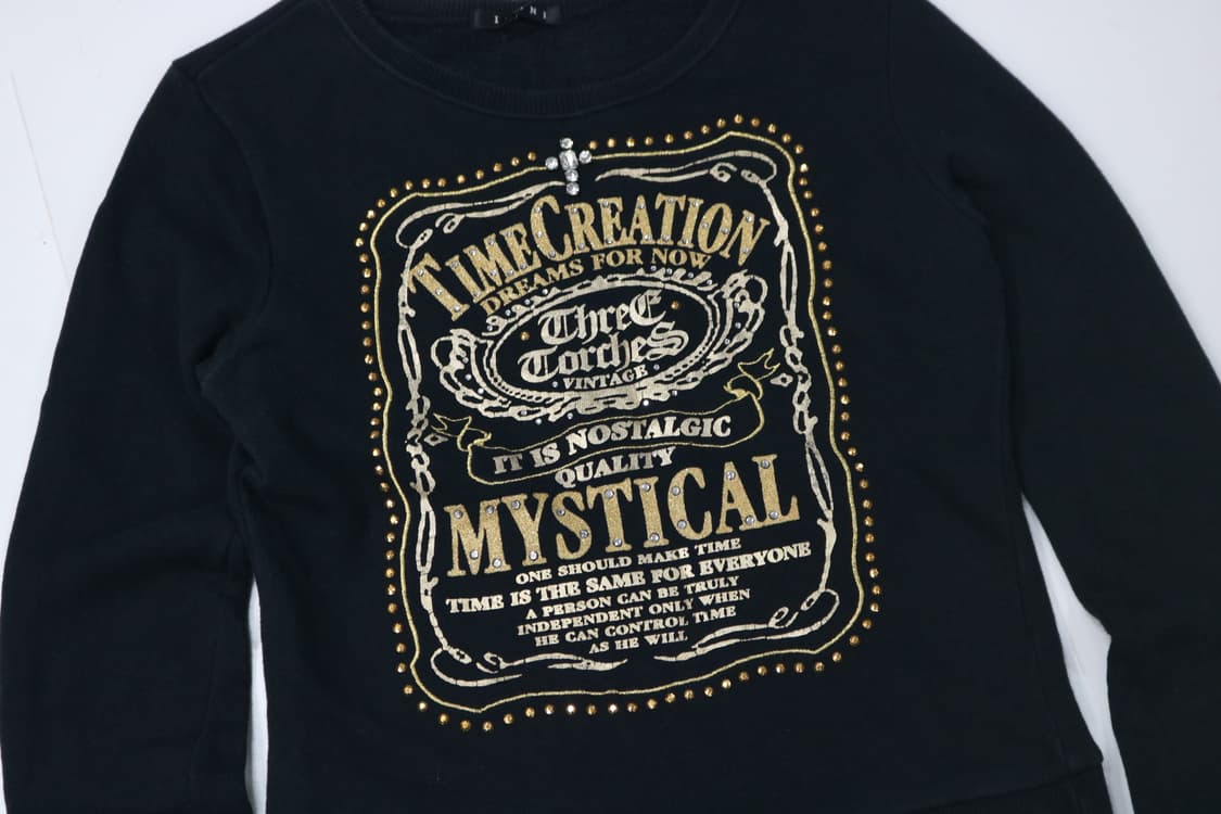 잉그니 큐빅 프린팅 맨투맨 상품이미지3