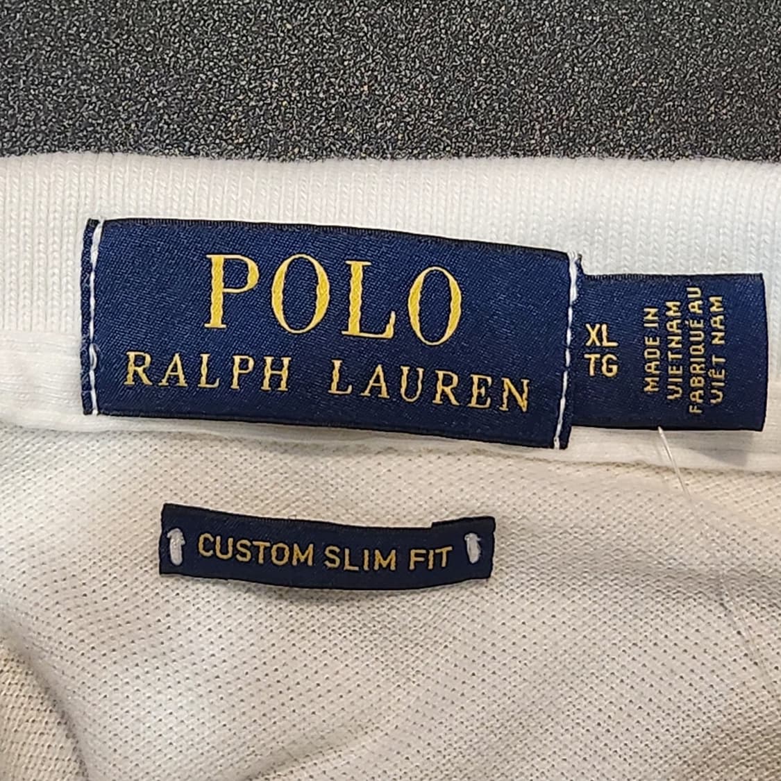 폴로 랄프로렌 화이트 반팔 카라티 (XL) 상품이미지2