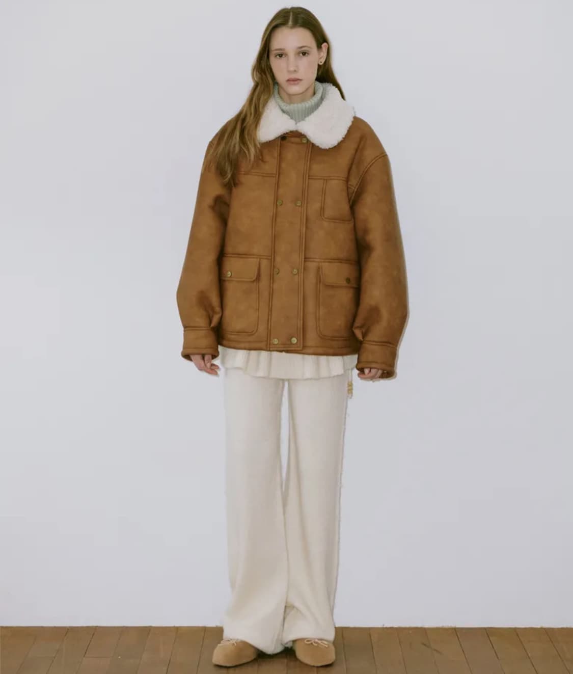 시눈 빈티지 무스탕 자켓 상품이미지2