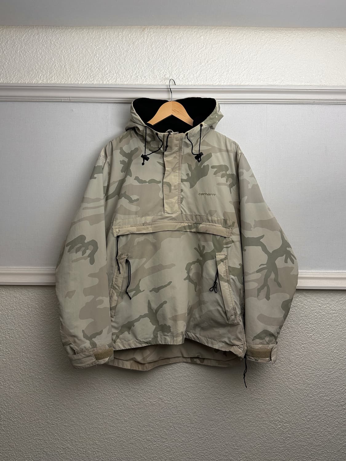 Carhartt WIP 화이트 카모플라쥬 아노락 상품이미지7