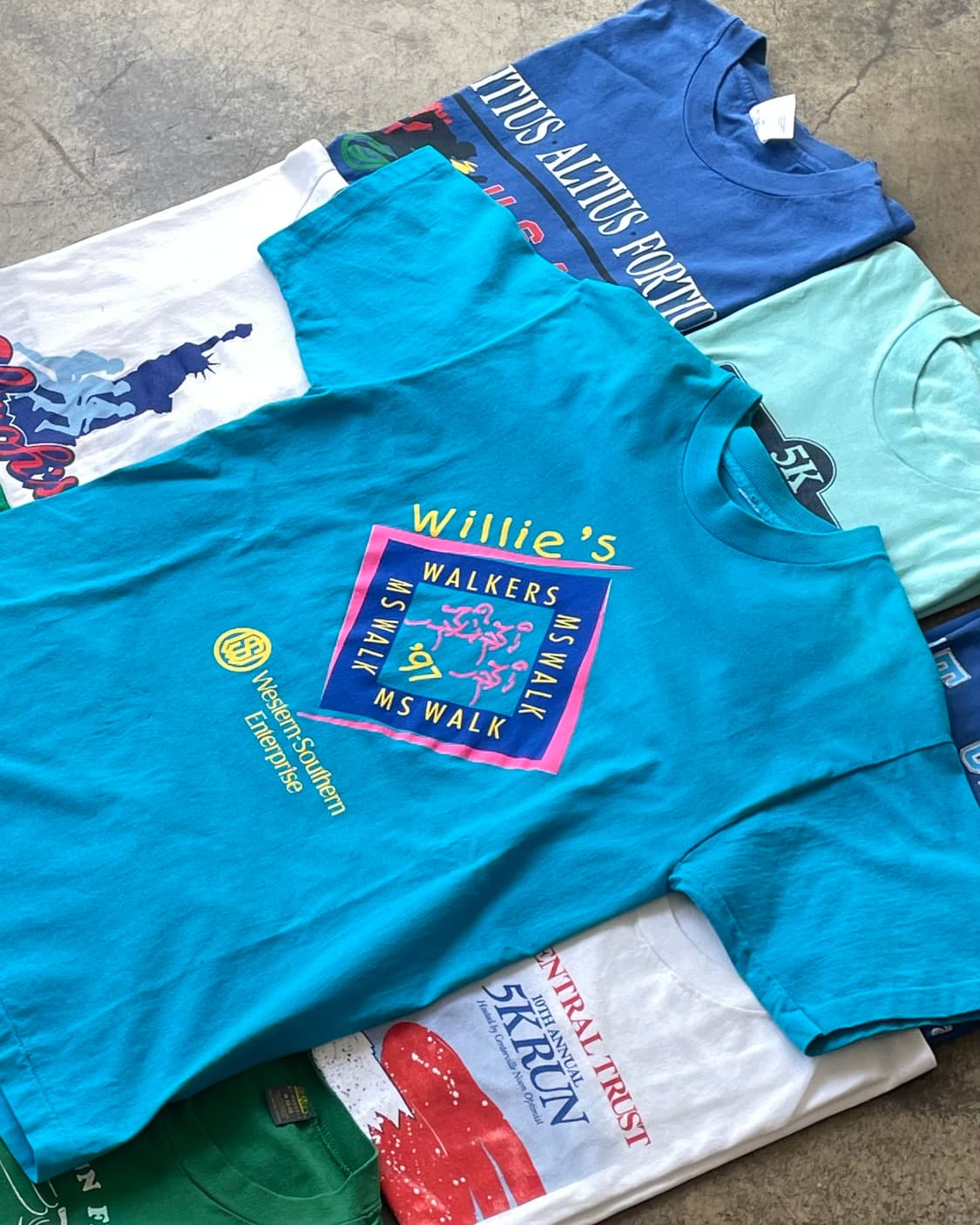 90’s USA “MS Walk” Promo T-shirt  상품이미지10