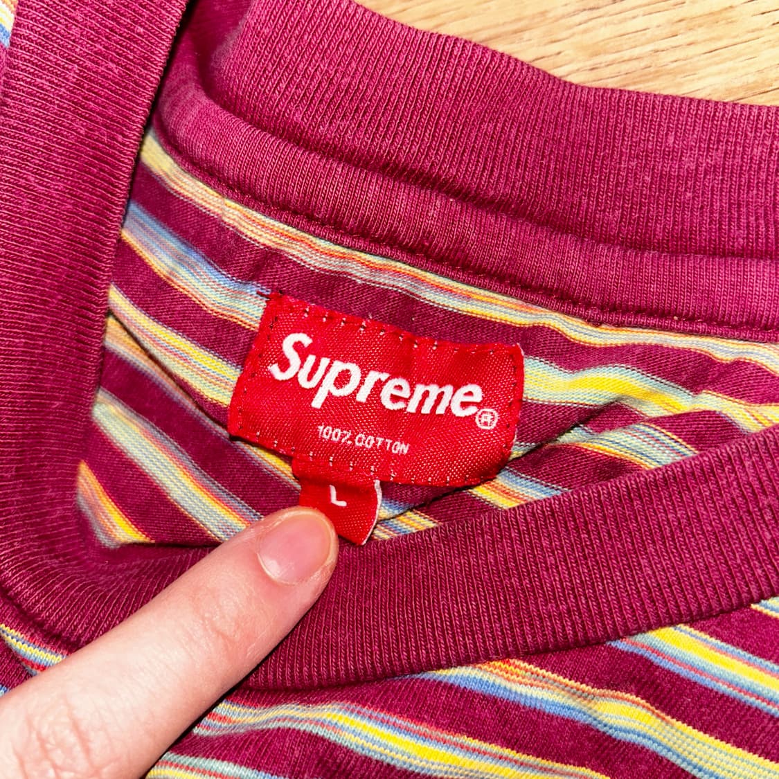 슈프림 스티치 티 supreme 상품이미지4