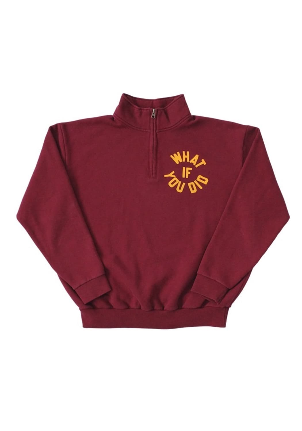 컬렉트피시스 Q ZIP-UP SWEATSHIRTS (BURGUNDY) S 상품이미지1