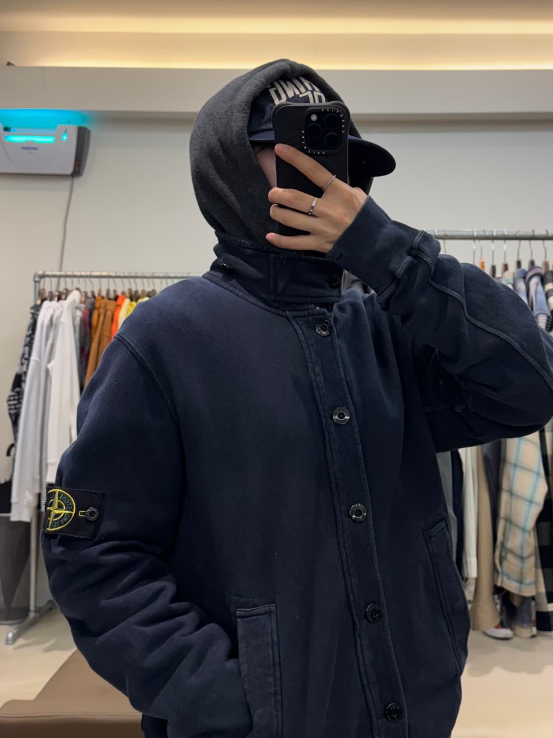 스톤아일랜드 패치 빅버튼 자켓 상품이미지6