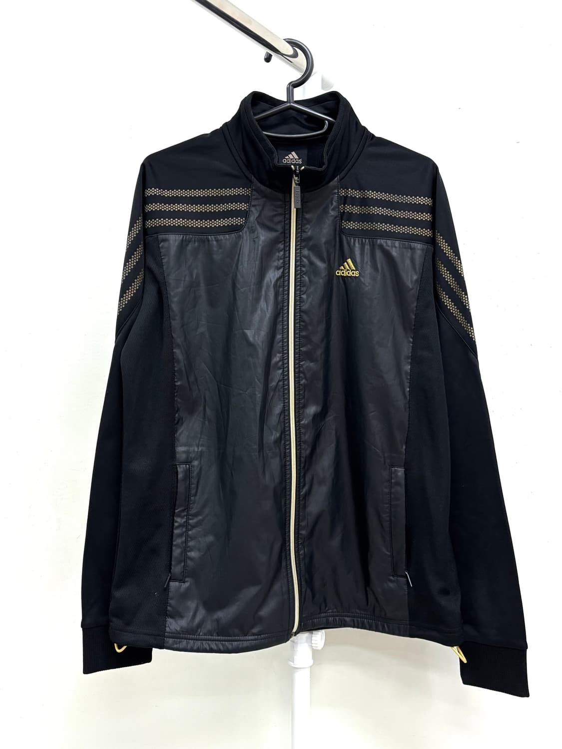 빈티지 블랙 아디다스 윈드브레이커 져지 상품이미지4