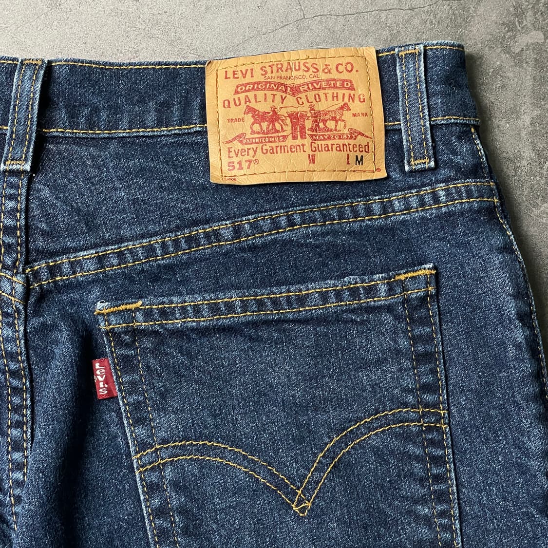 LEVI'S 리바이스517 빈티지 슬릿 데님 하프팬츠 A01168 상품이미지7