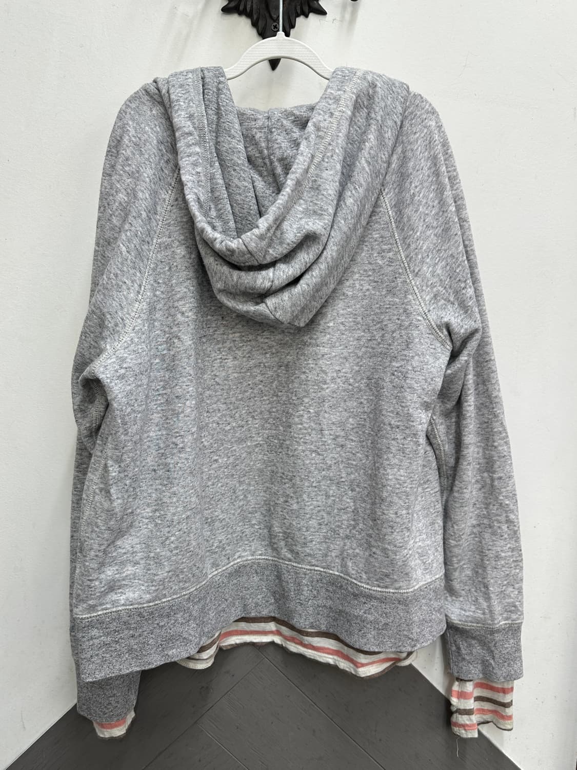 🍀하구미의 스즈코 코디세트🍀 러블리 단가라 미디스커트 후드집업 상품이미지4