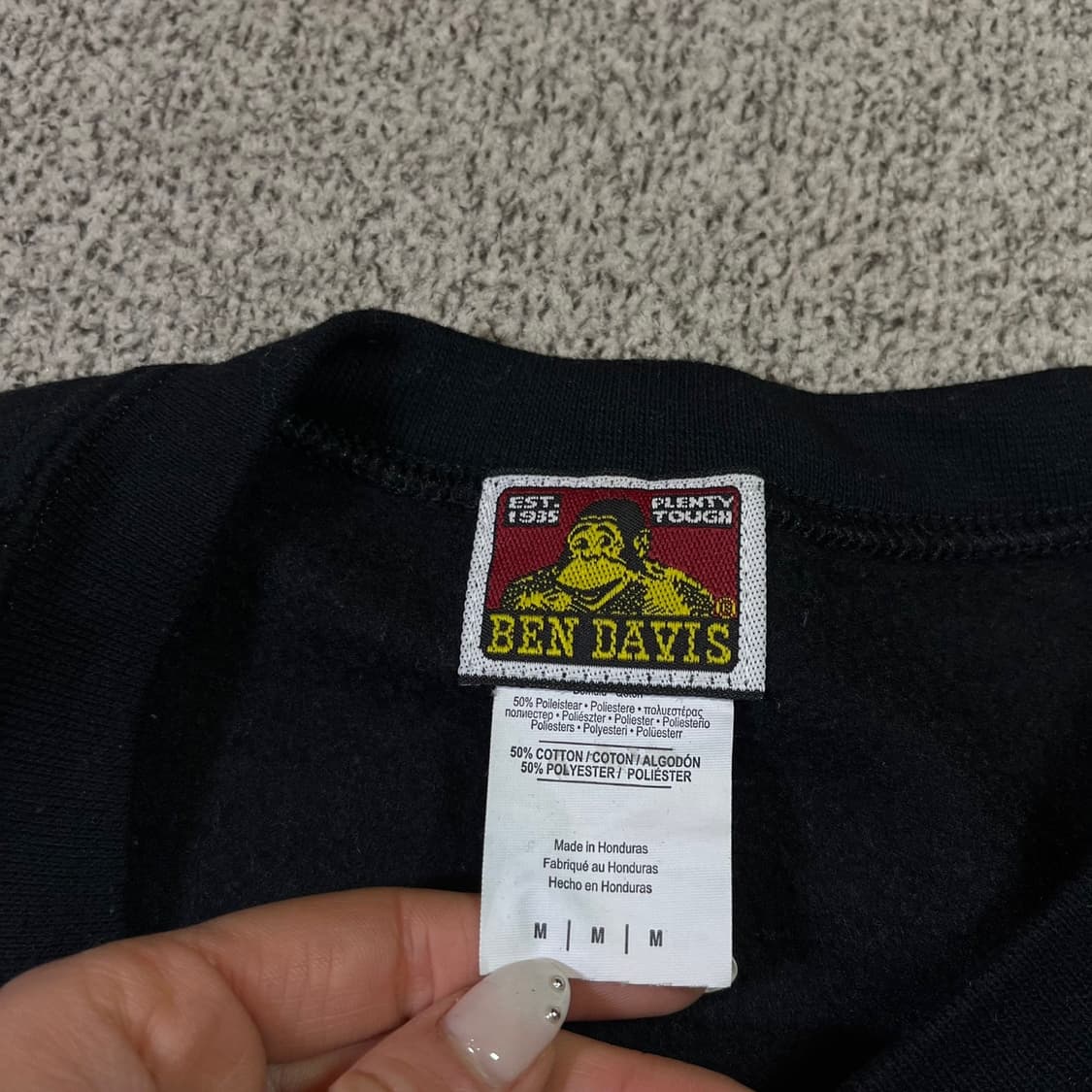 벤데이비슨 빅로고 맨투맨 상품이미지3