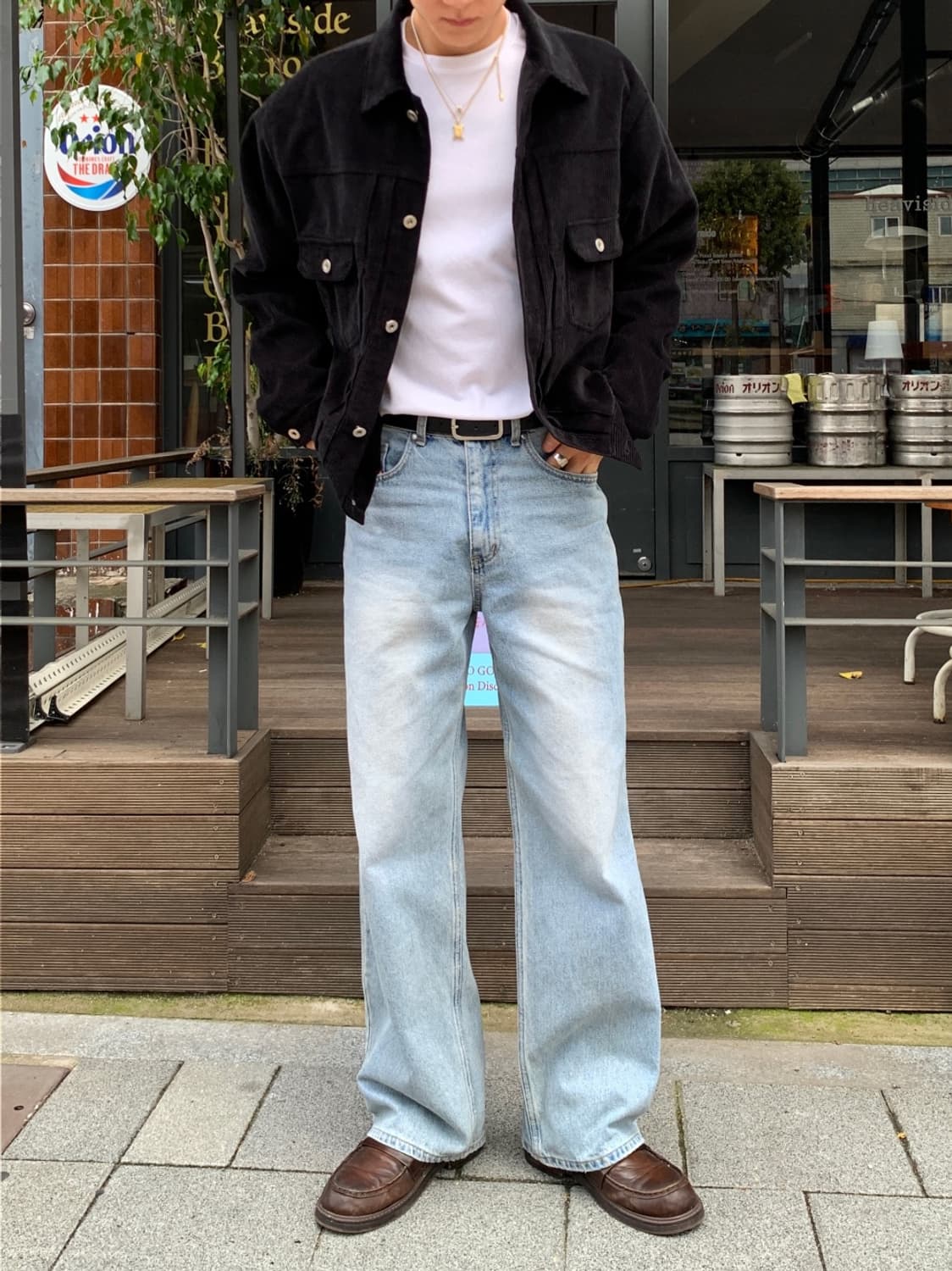 휴즈네스트 스트레이트 데님팬츠s 상품이미지8