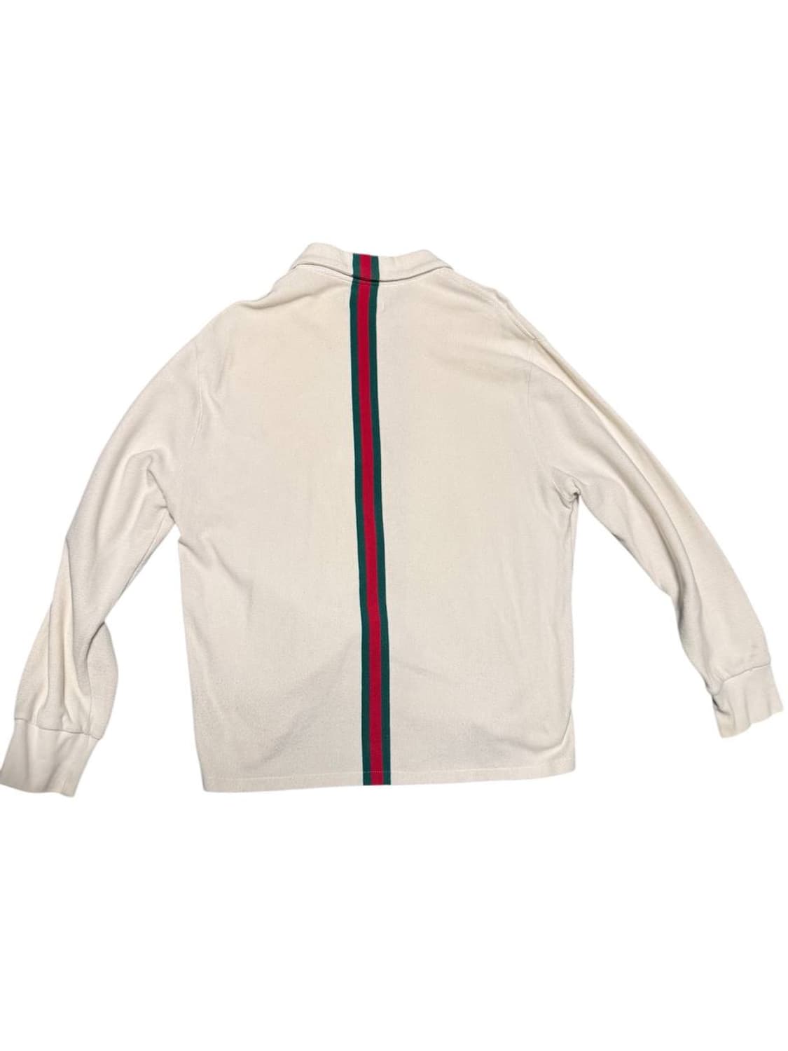 Palace Vertical Weave Zip Polo White 상품이미지2